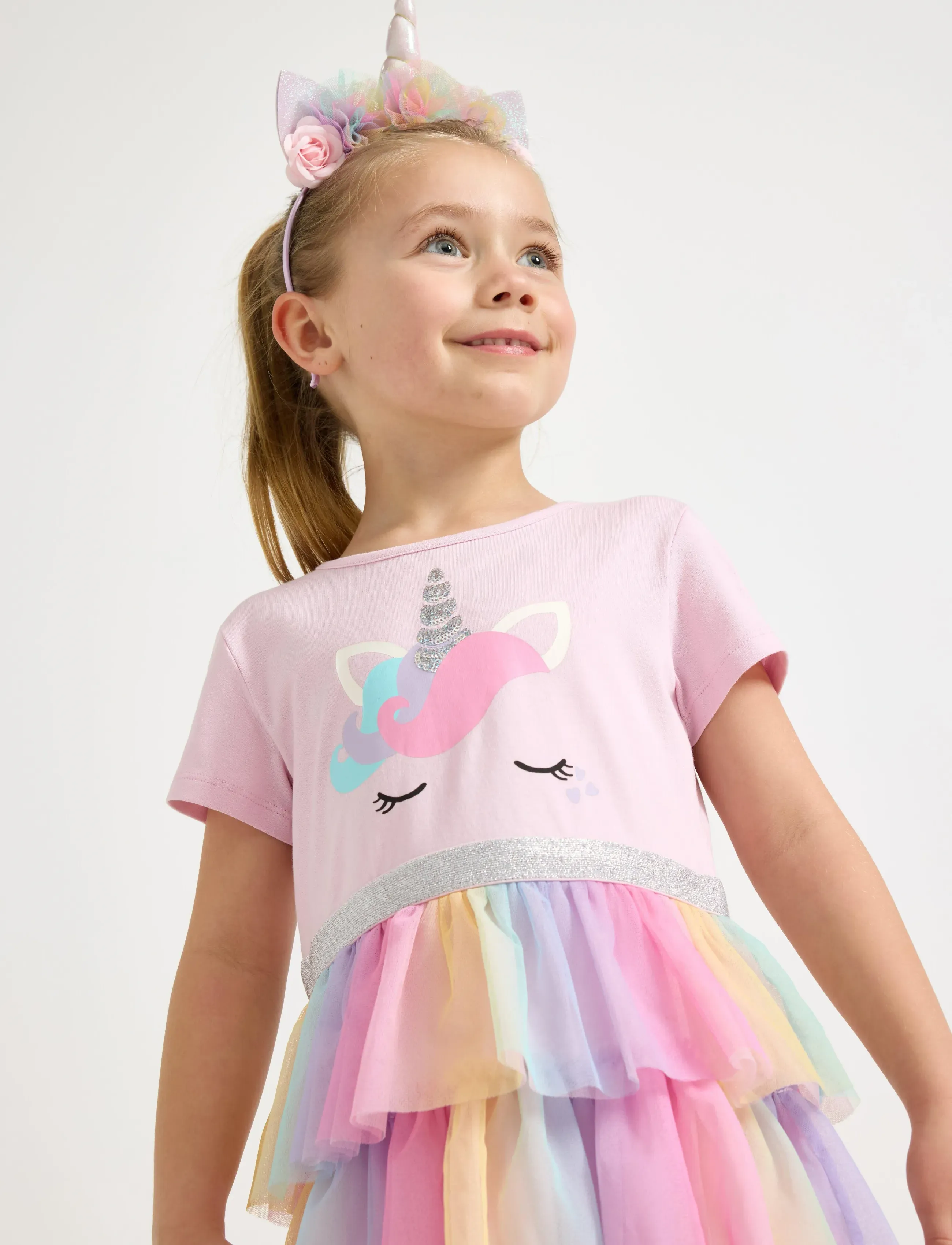 Lindex - Short-sleeved flounce dress - lühikeste varrukatega vabaaja kleidid - light pink - 4