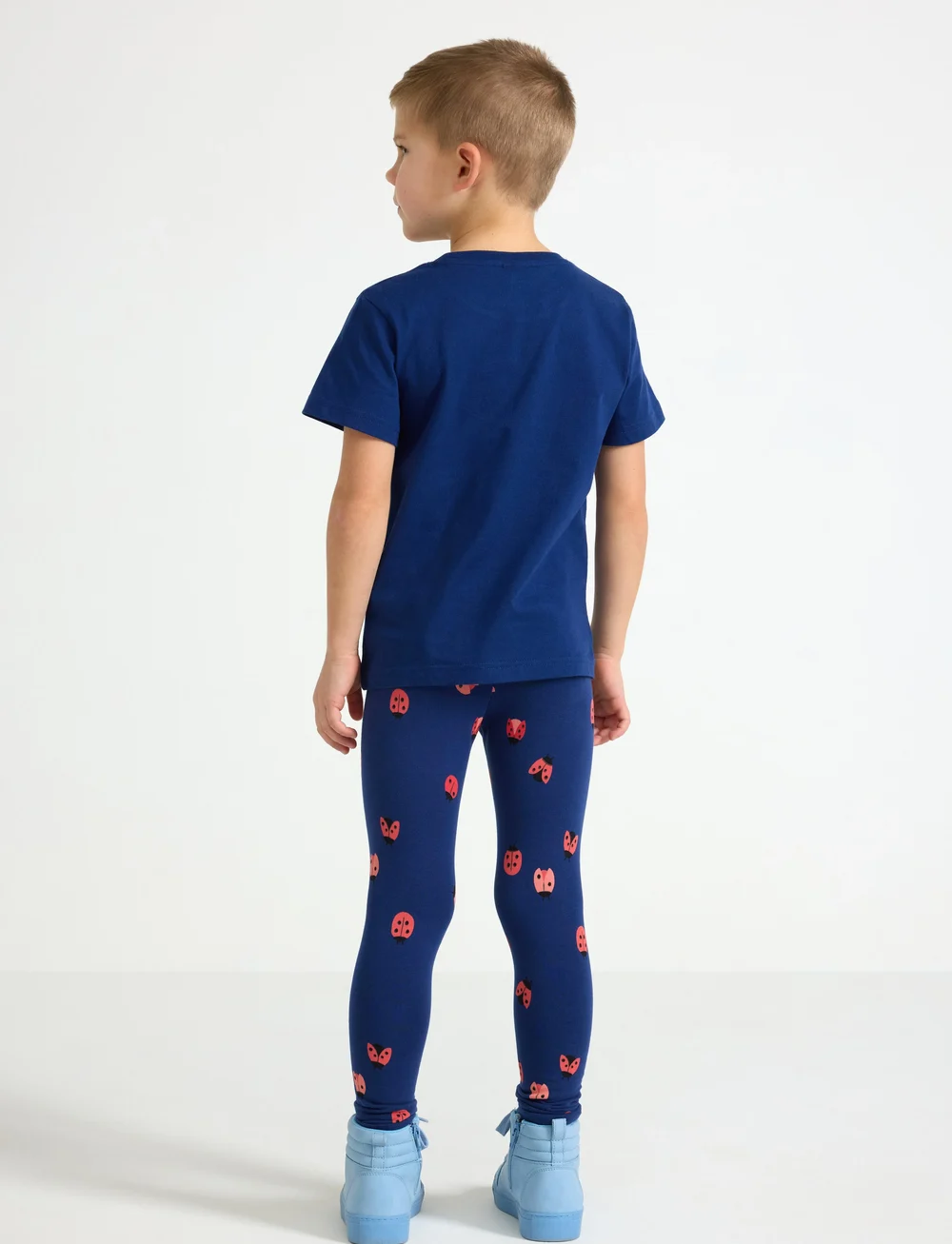 Lindex - Leggings Ladybug AOP - leggingsit - dark blue - 3