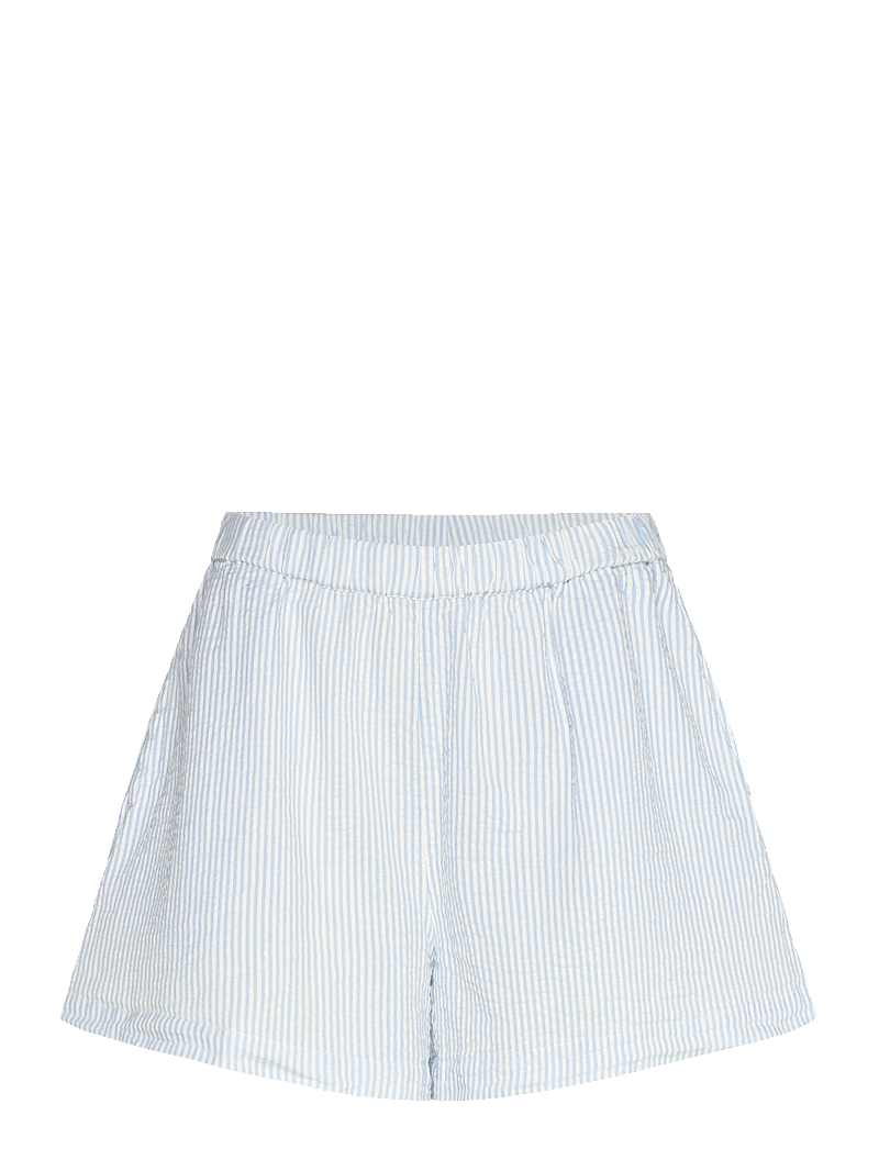 Lindex - Pyjama shorts seersucker - pyjamasshorts - blue - 1
