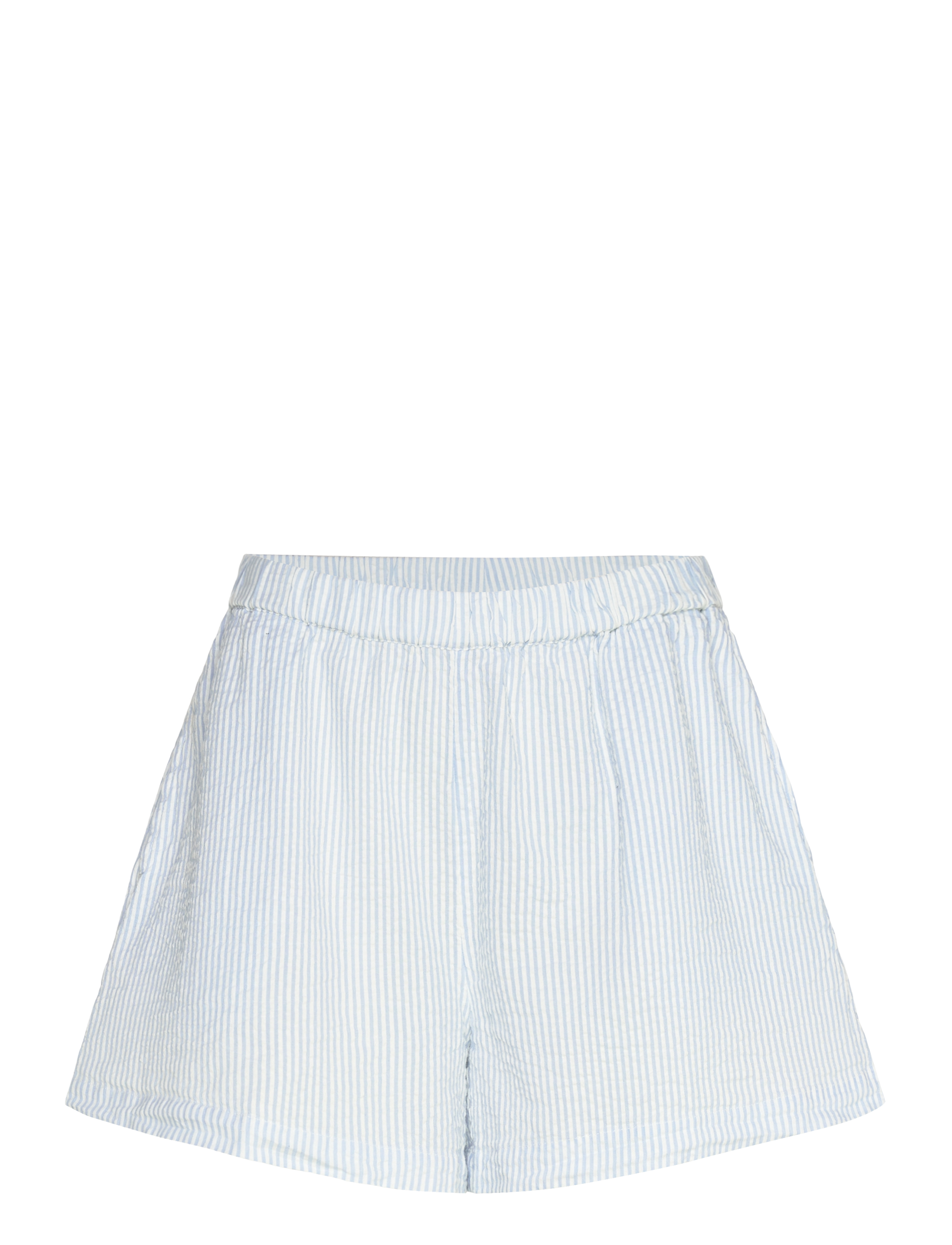 Lindex Pyjama shorts seersucker - Yö- & oloasut - BLUE / white