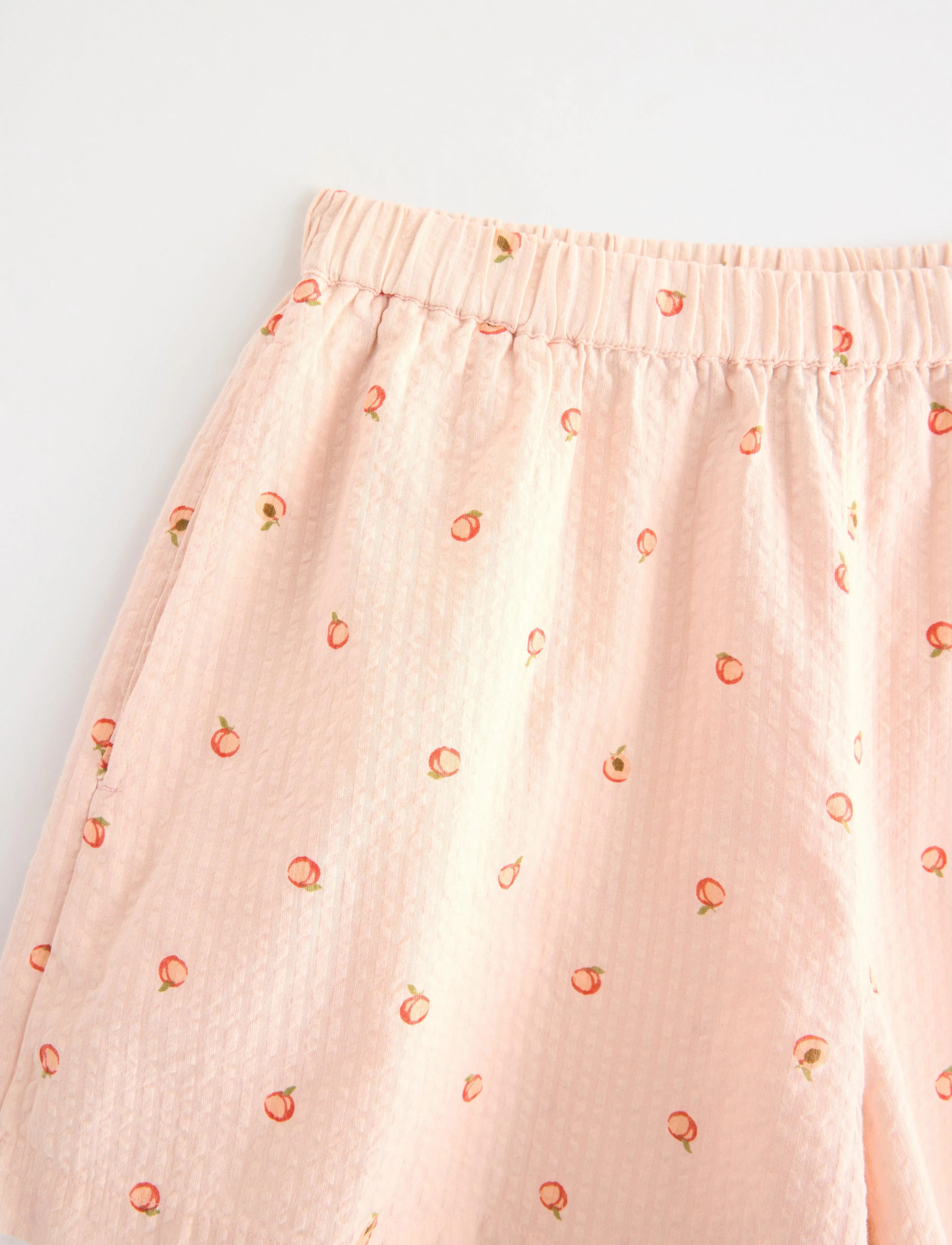 Lindex - Pyjama shorts seersucker - shorts - lt pink - 5