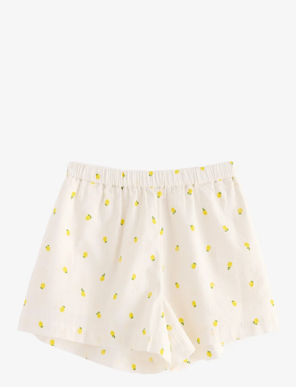 Lindex - Pyjama shorts seersucker - shorts - yellow - 0