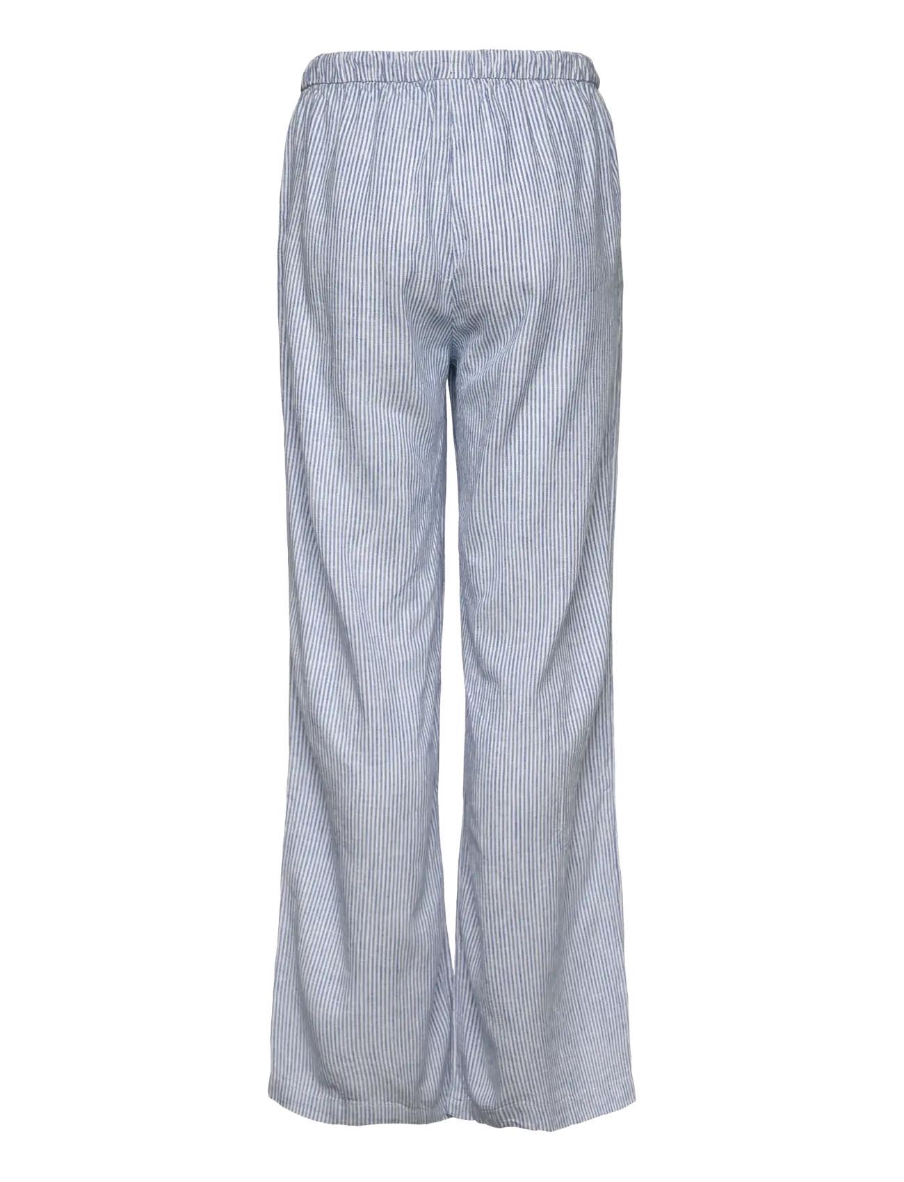 Lindex - Trousers Linen blend - byxor - blue - 1