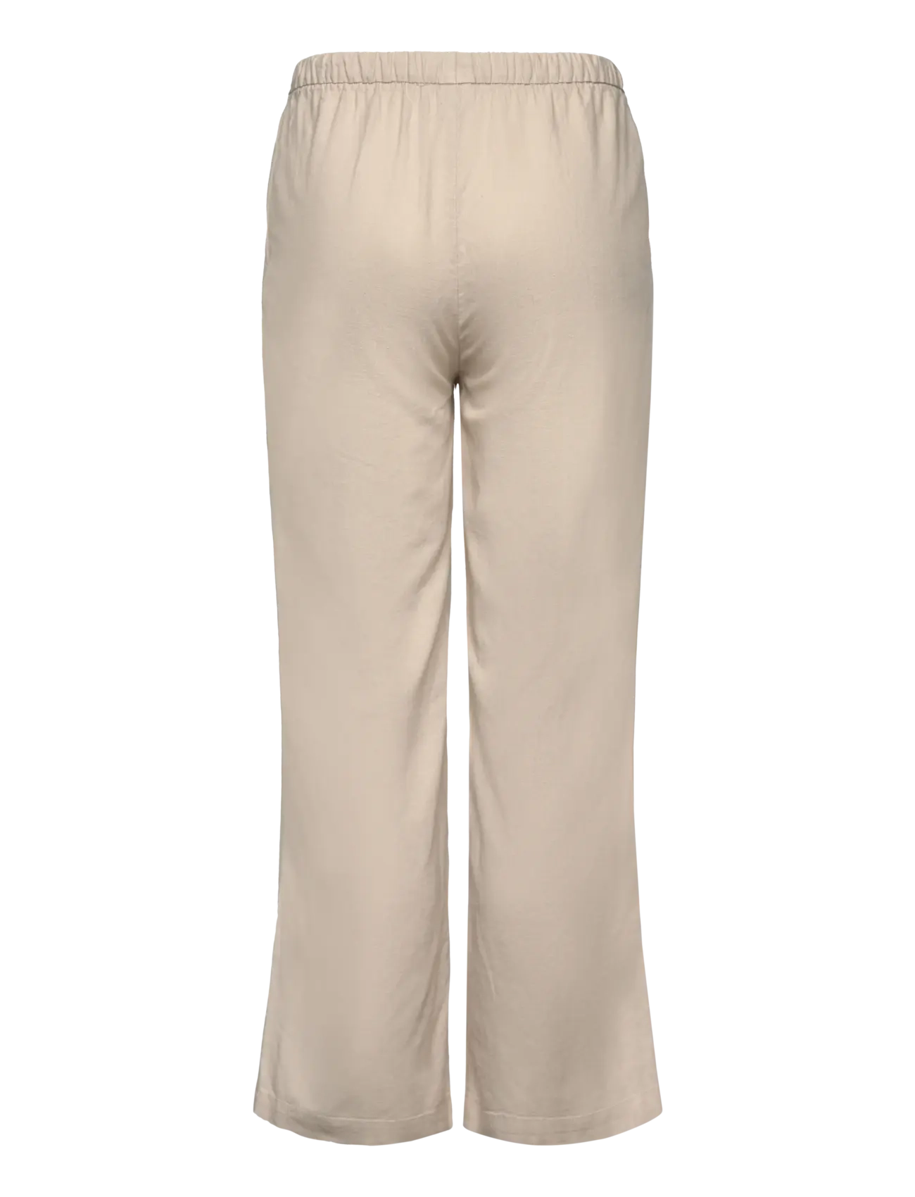 Lindex - Trousers Linen blend - leinen-kleidung - light beige - 1