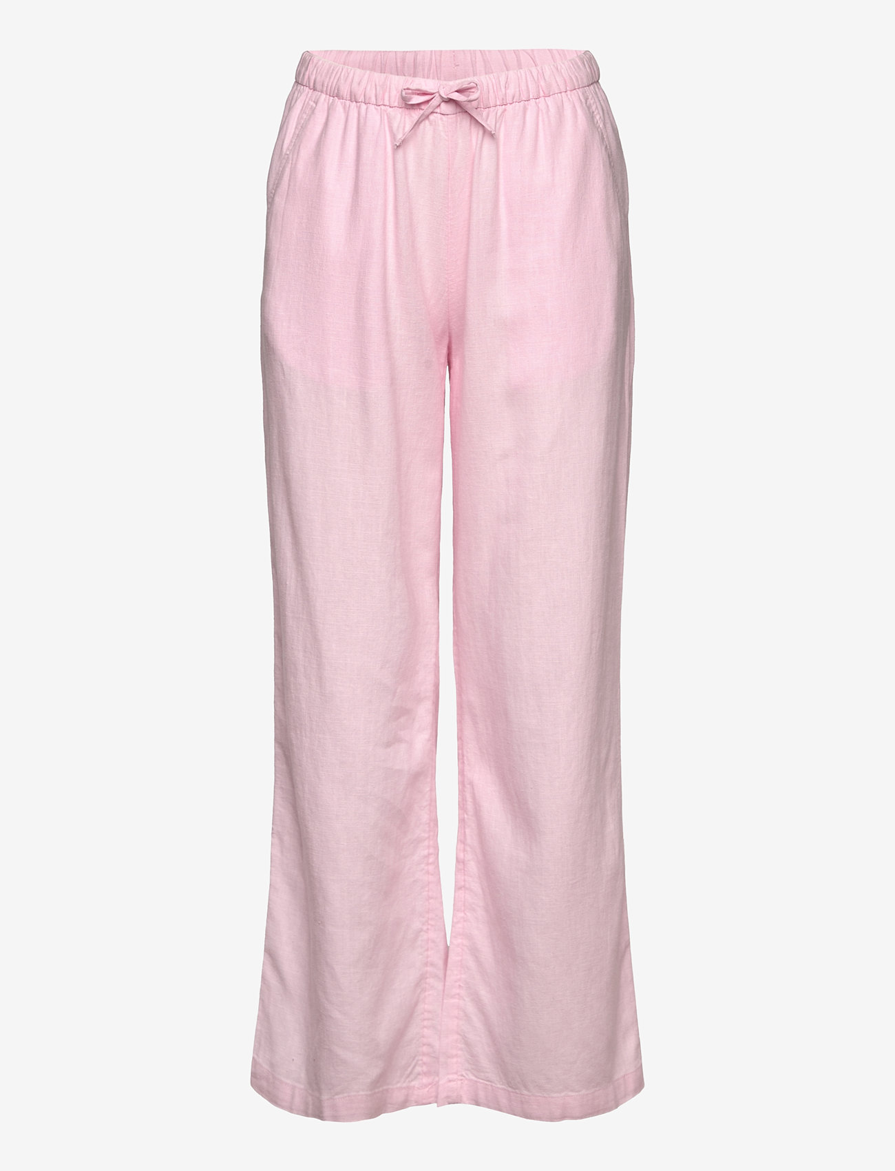 Lindex - Trousers Linen blend - bukser - light pink - 0