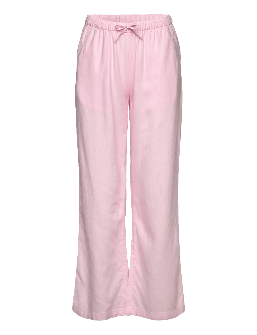 Lindex - Trousers Linen blend - leinen-kleidung - light pink - 0