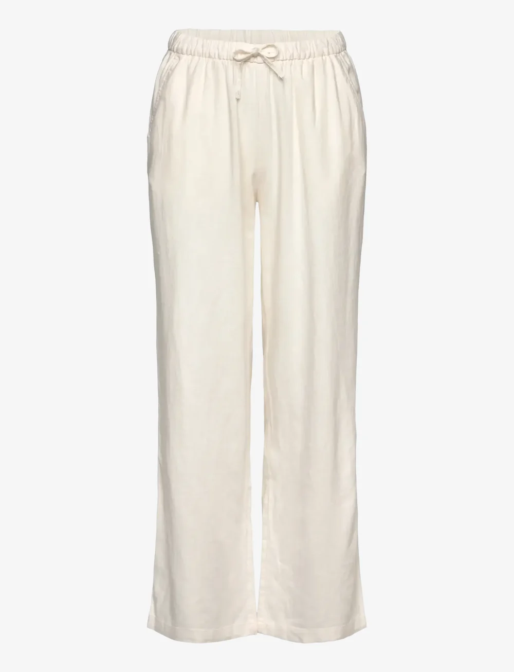 Lindex - Trousers Linen blend - leinen-kleidung - off white - 1