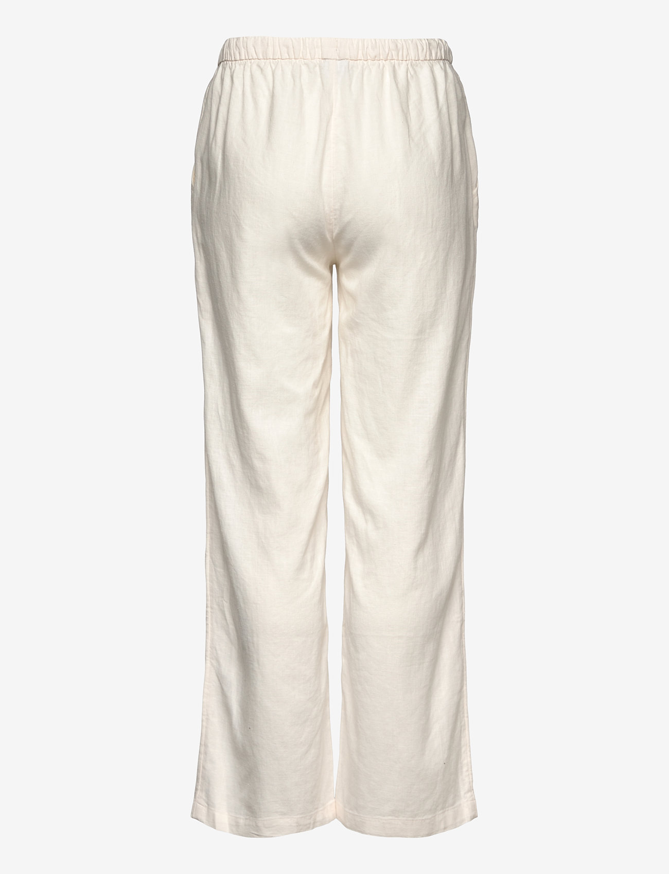 Lindex - Trousers Linen blend - bukser - off white - 2