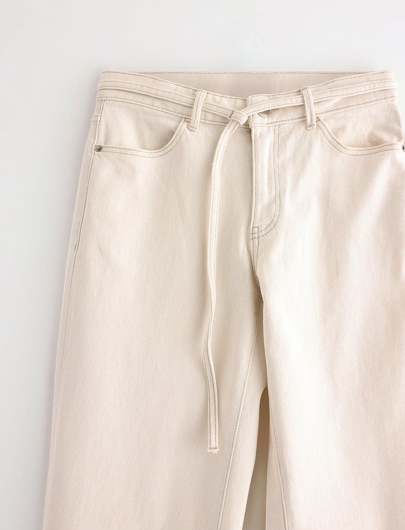 Lindex - Trousers denim Johanna ecru - straight jeans - light white - 2