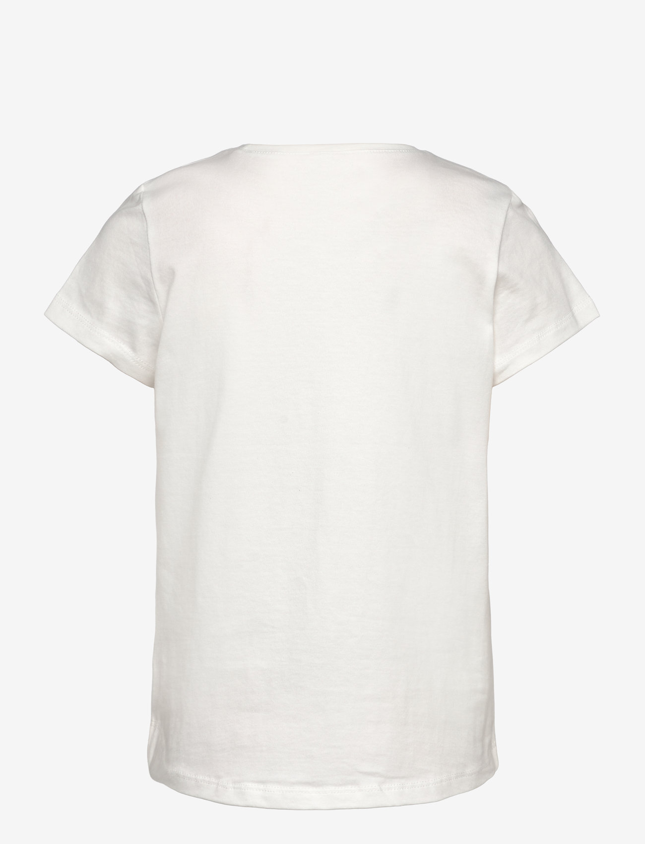 Lindex - Top ss flip sequins unicorn ra - light dusty white - 2