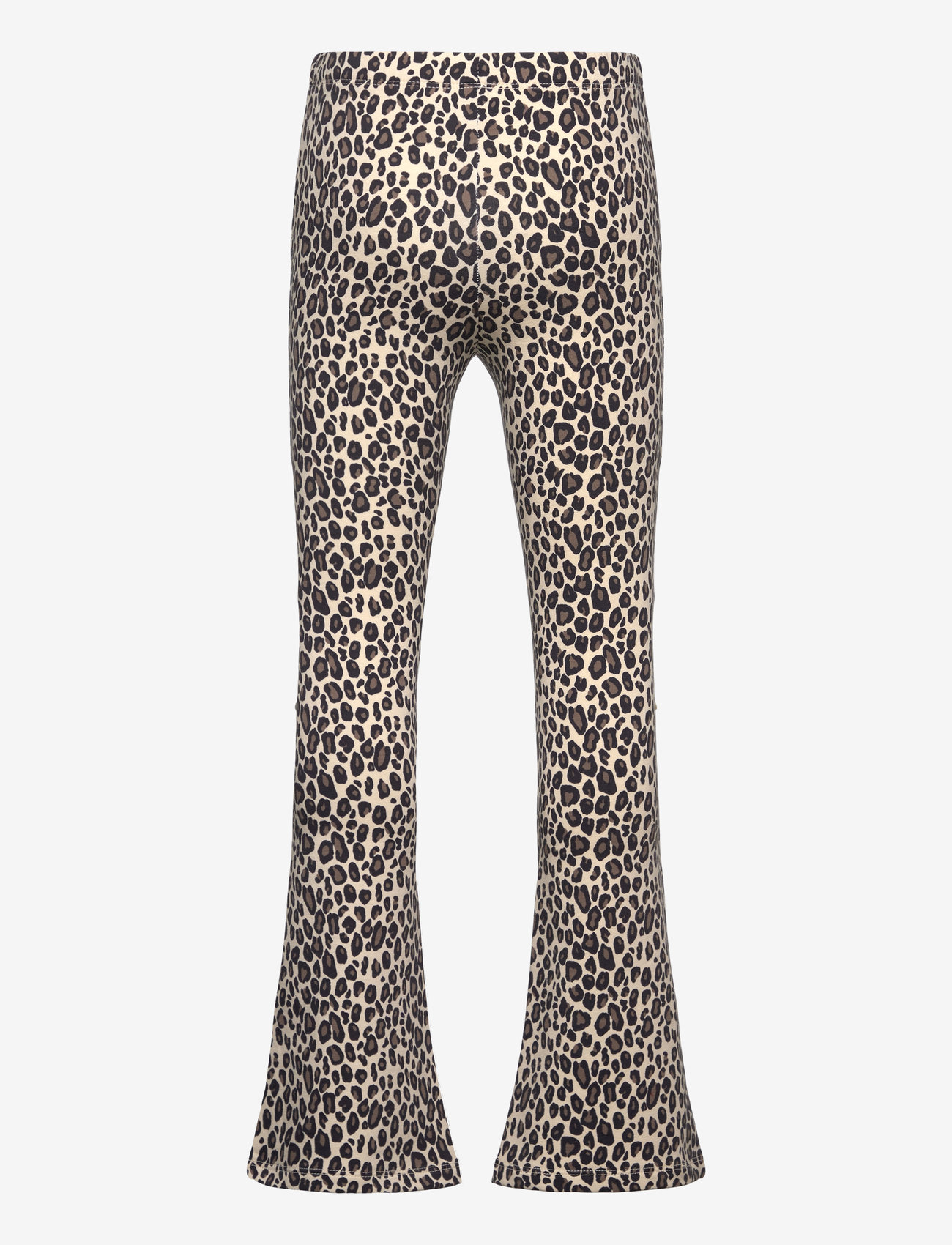 Lindex - Leggings flare leo AOP - leggings - light beige - 2