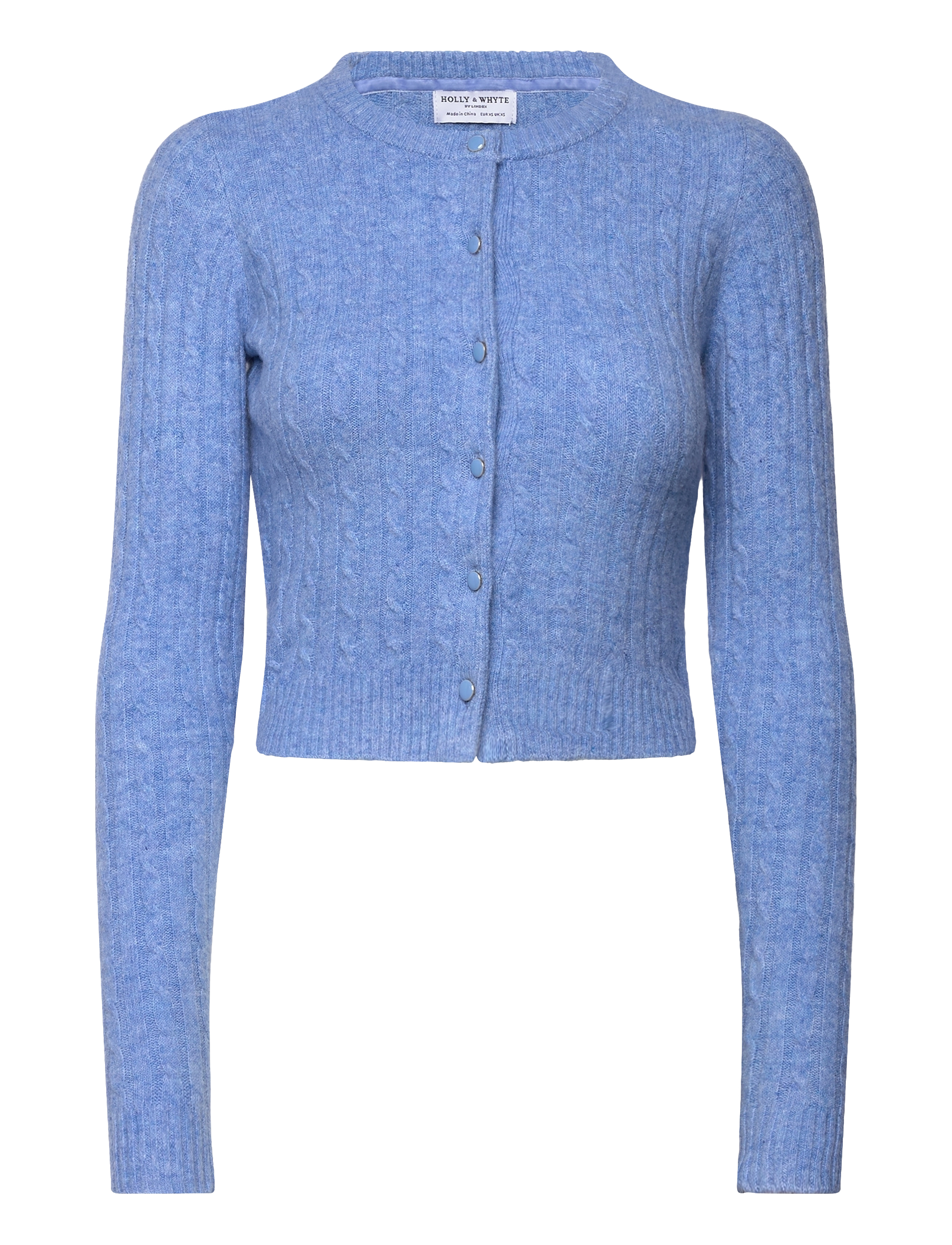 Lindex Cardigan Clarissa - Tøj - BLUE MELANGE / blue