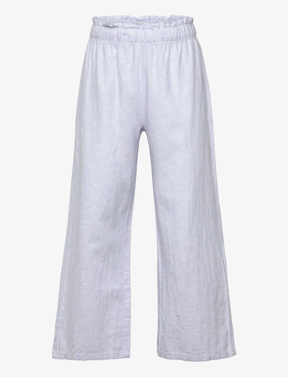 Lindex - Trousers wide cropped linen - babyhosen - light blue - 1