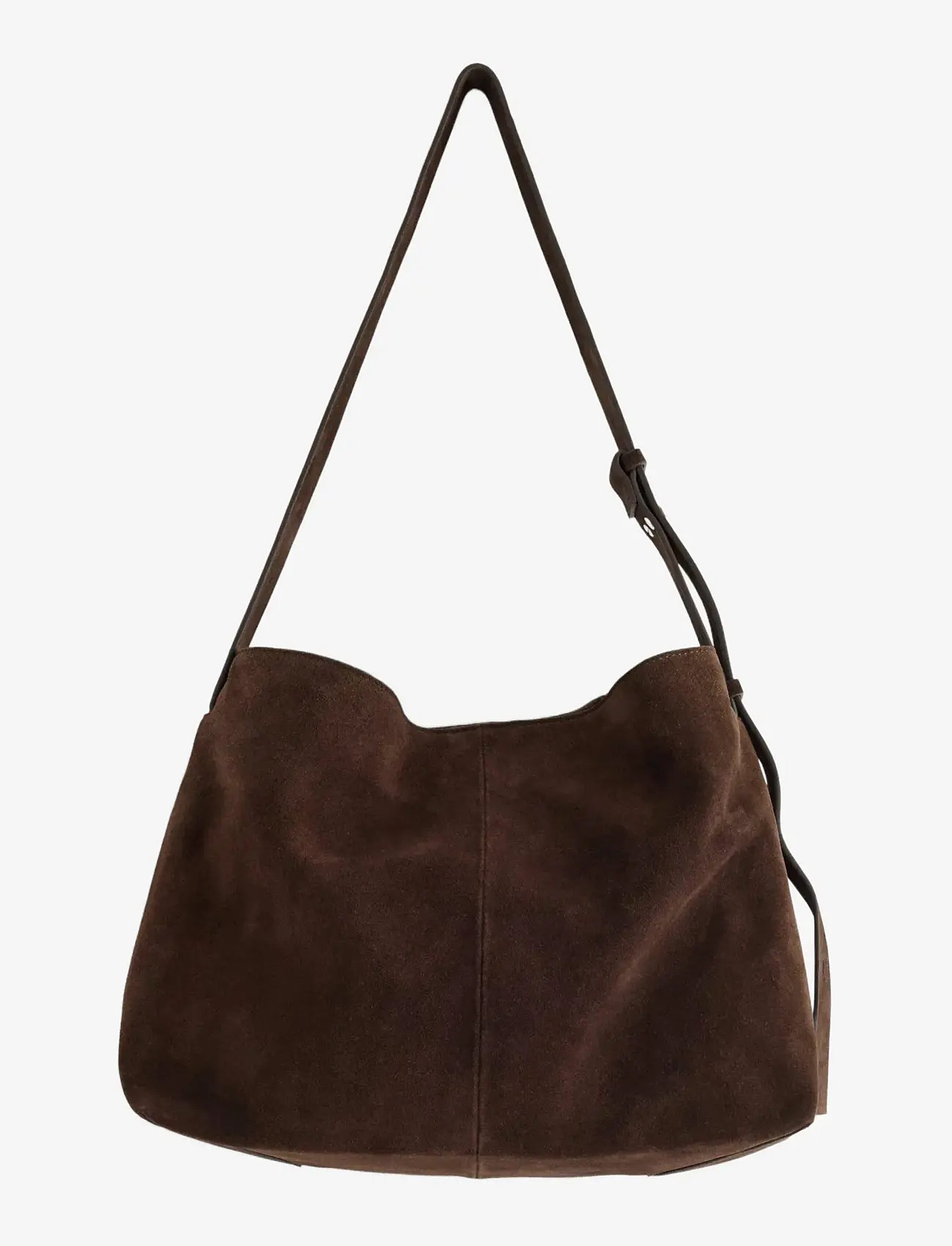 Lindex - Bag Suede - dark brown - 1