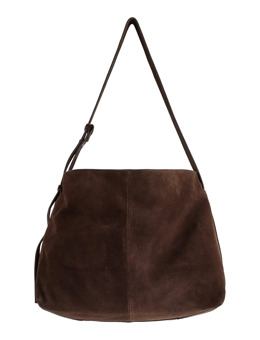Lindex - Bag Suede - modetrends - dark brown - 2