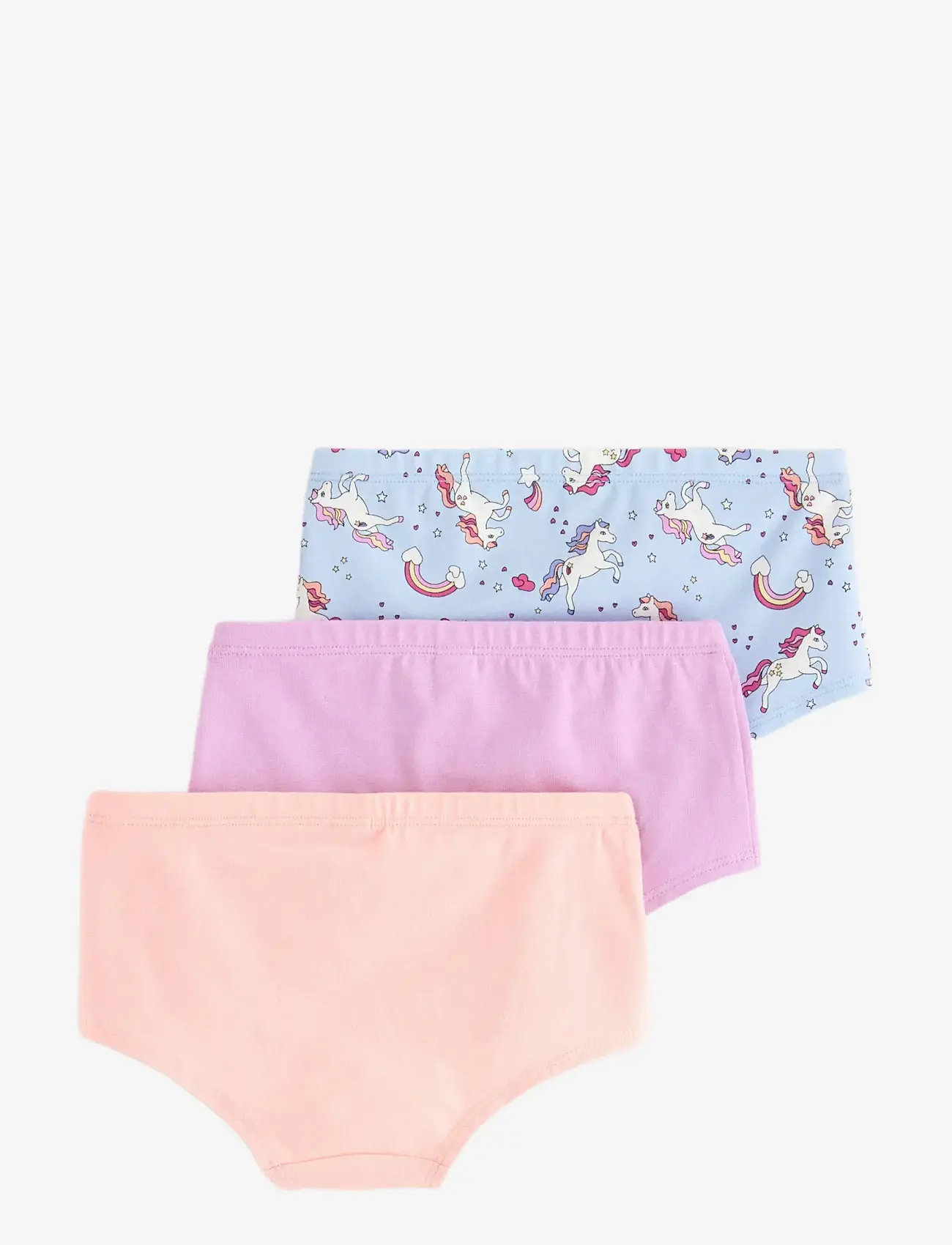 Lindex - Hipster 3 pack Unicorn - slips - light pink - 1