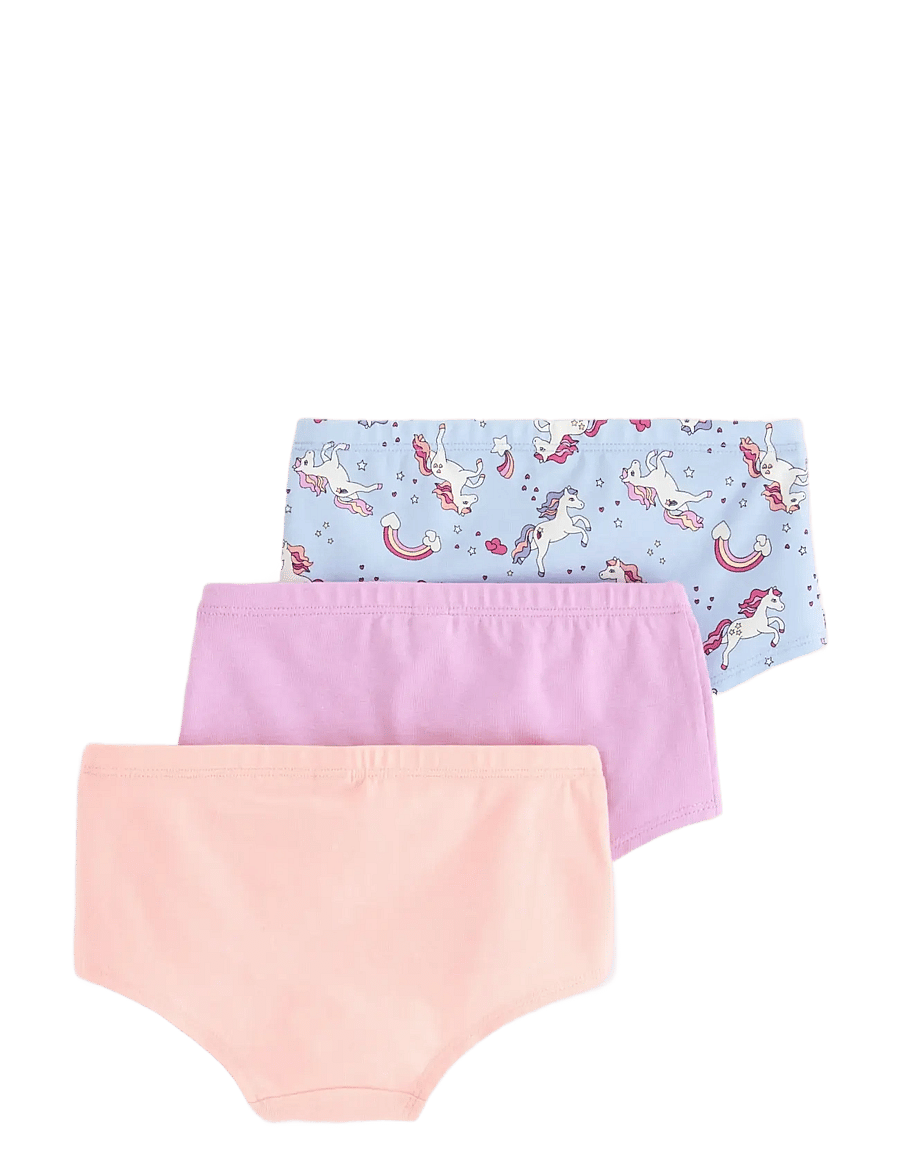 Lindex - Hipster 3 pack Unicorn - slips - light pink - 1
