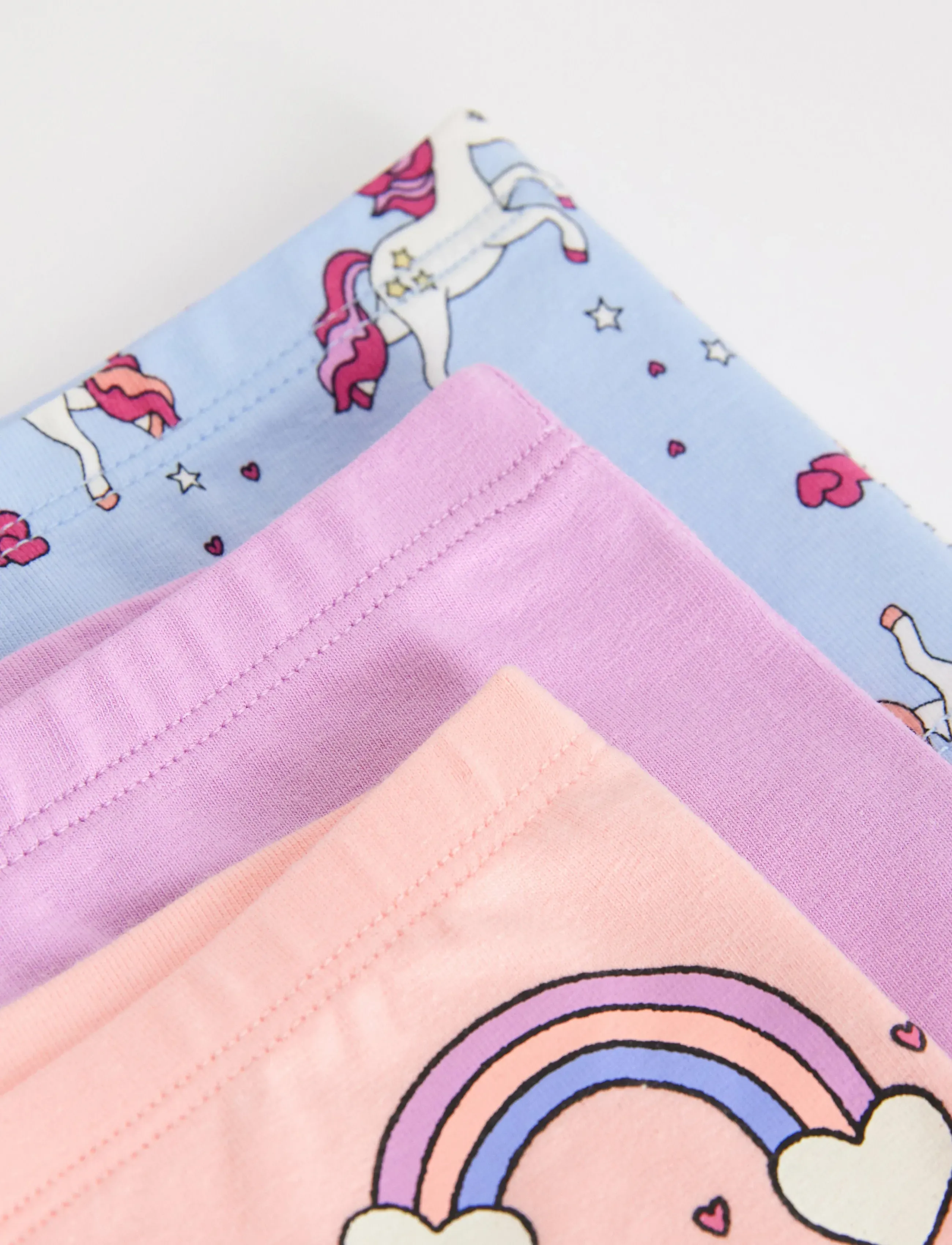 Lindex - Hipster 3 pack Unicorn - püksid - light pink - 2