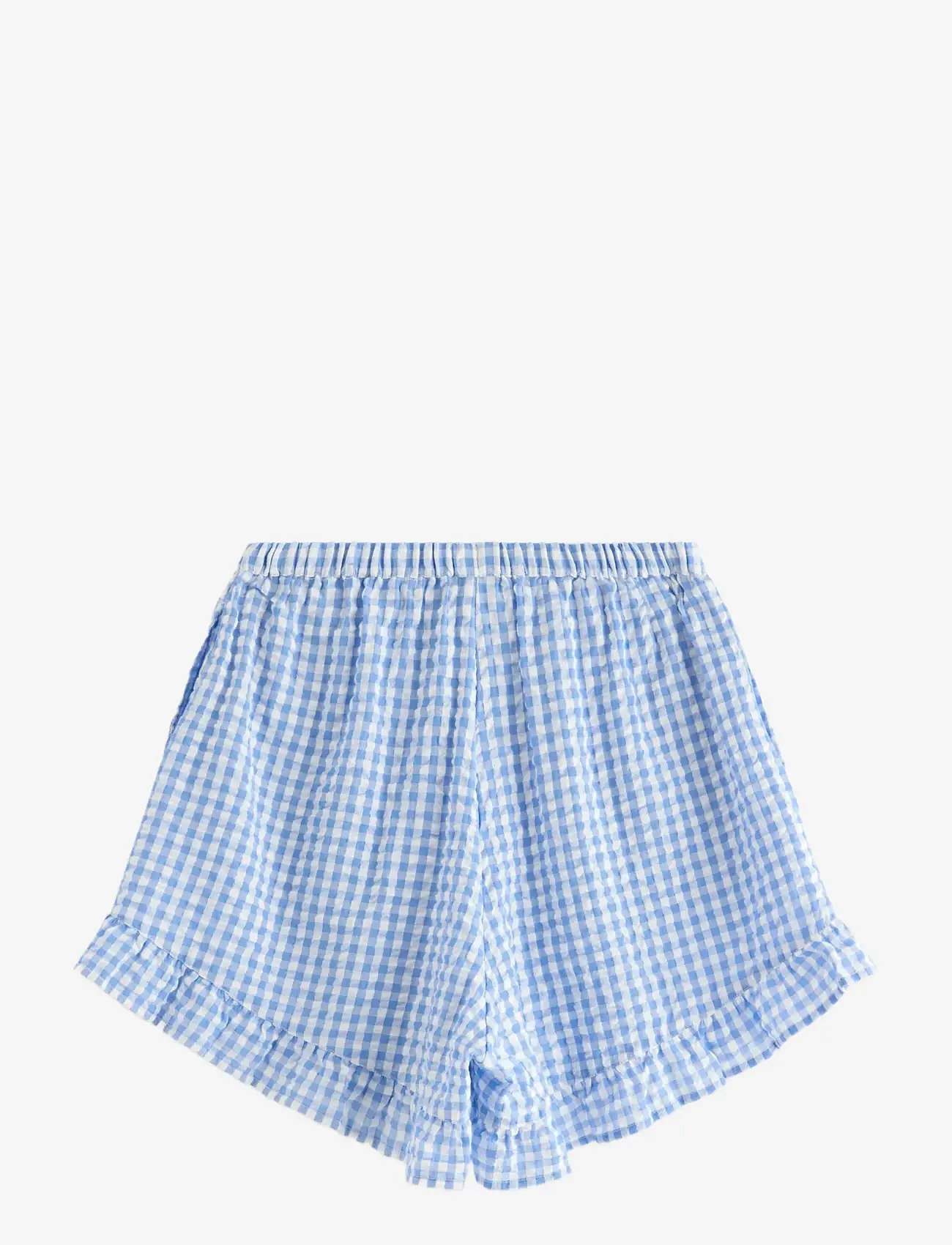 Lindex - Pyjama shorts in seersucker - Šortai - light blue - 2