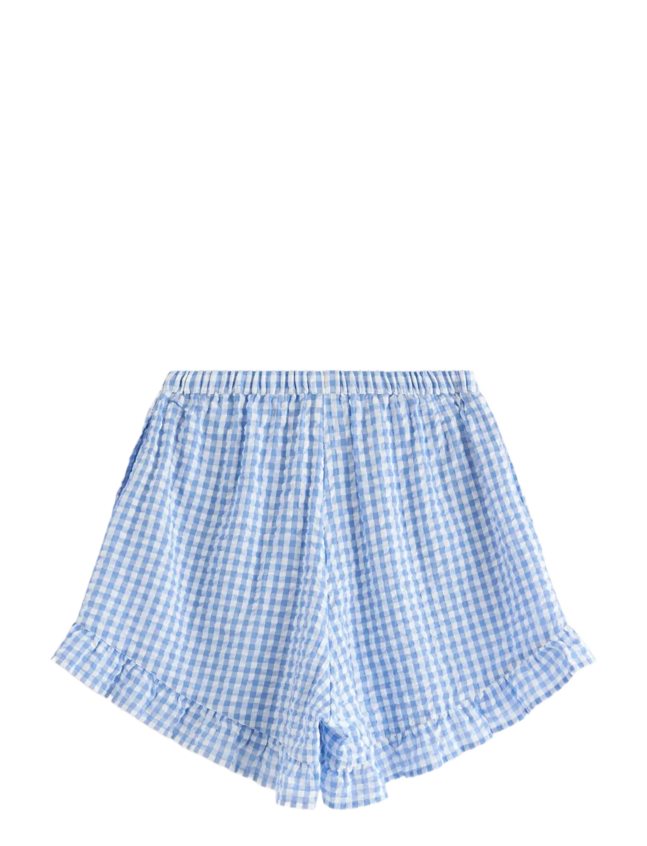 Lindex - Pyjama shorts in seersucker - shorts - light blue - 2