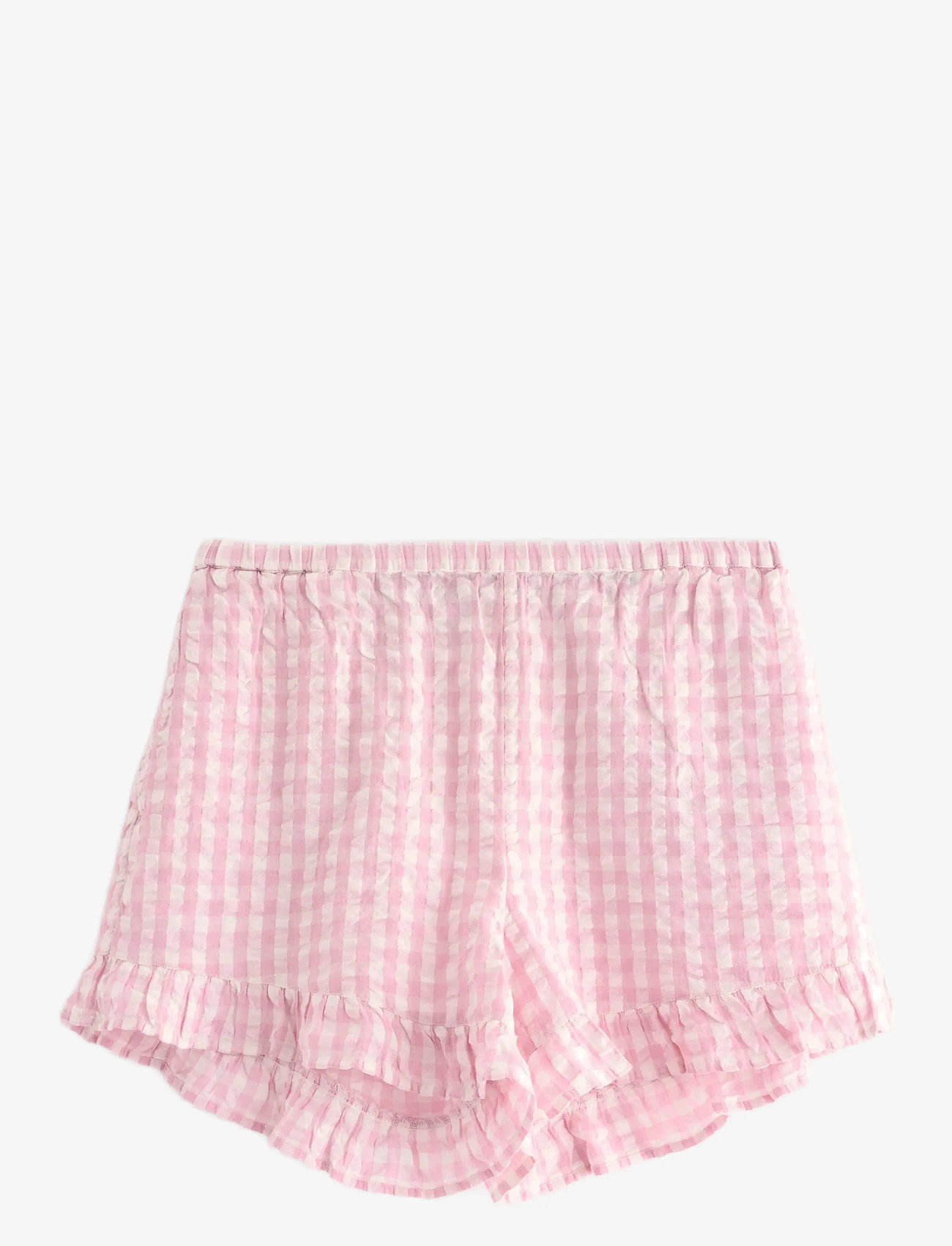 Lindex - Pyjama shorts in seersucker - lühikesed püksid - light dusty pink - 1