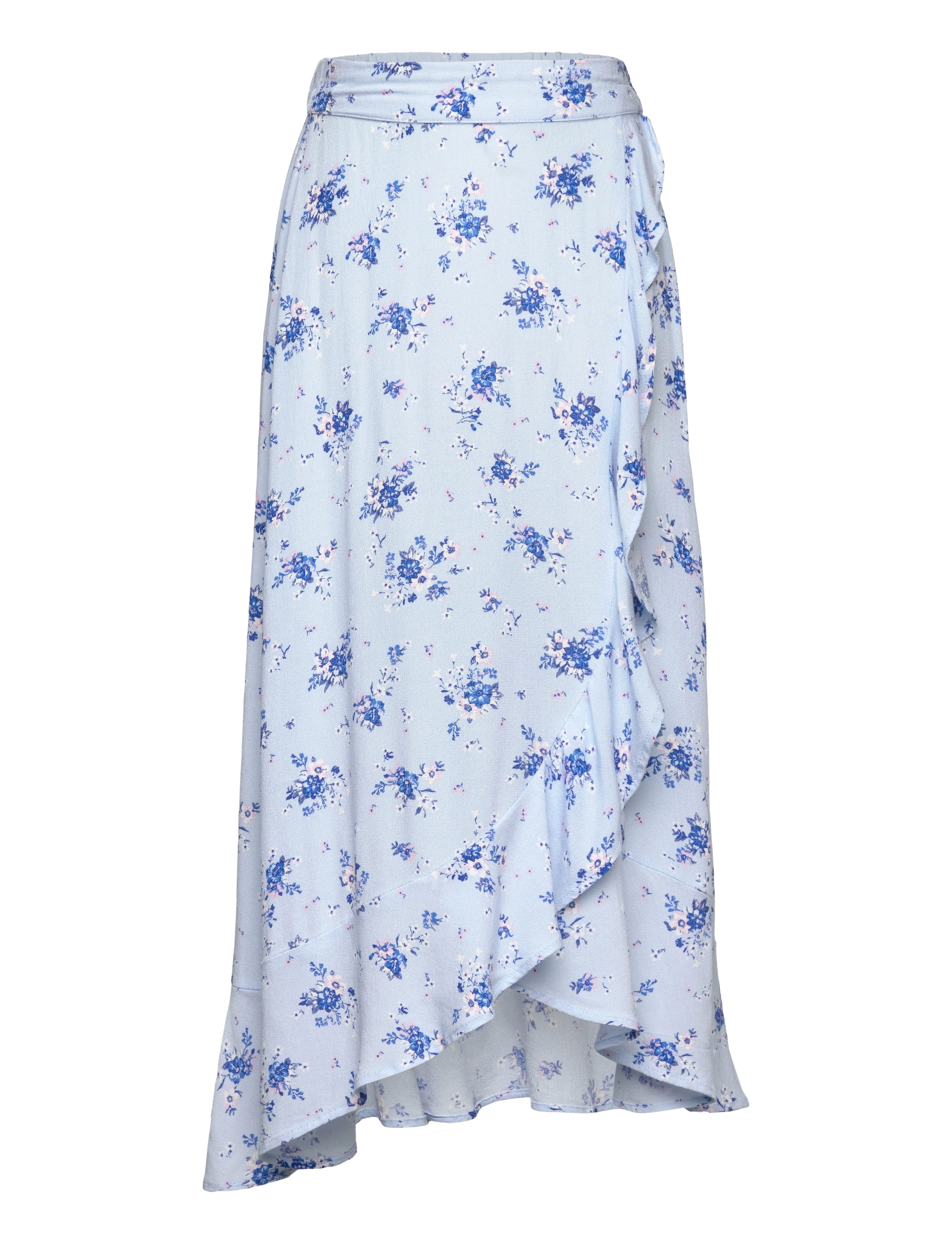 Lindex Skirt midi with wrap - Midi nederdele - LIGHT BLUE / blue