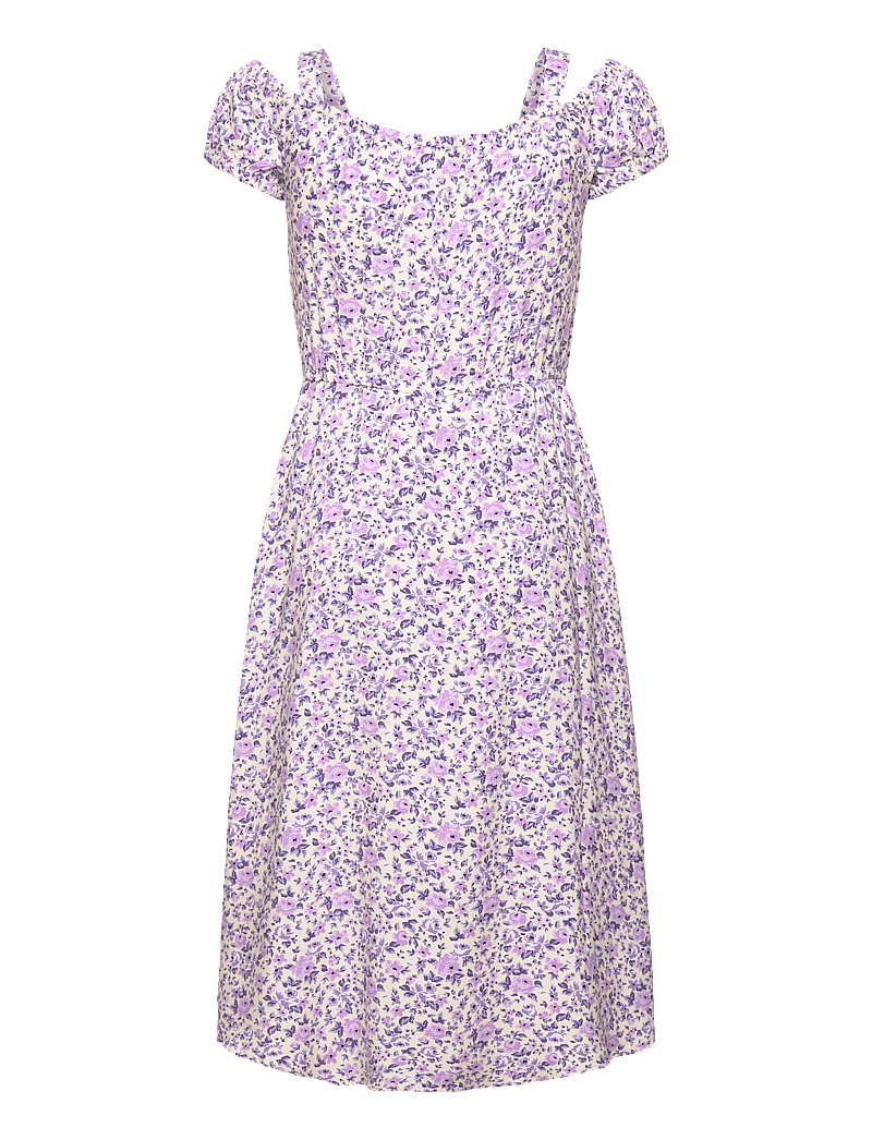 Lindex - Dress high and low with shorts - kurzärmelige freizeitkleider - light lilac - 2