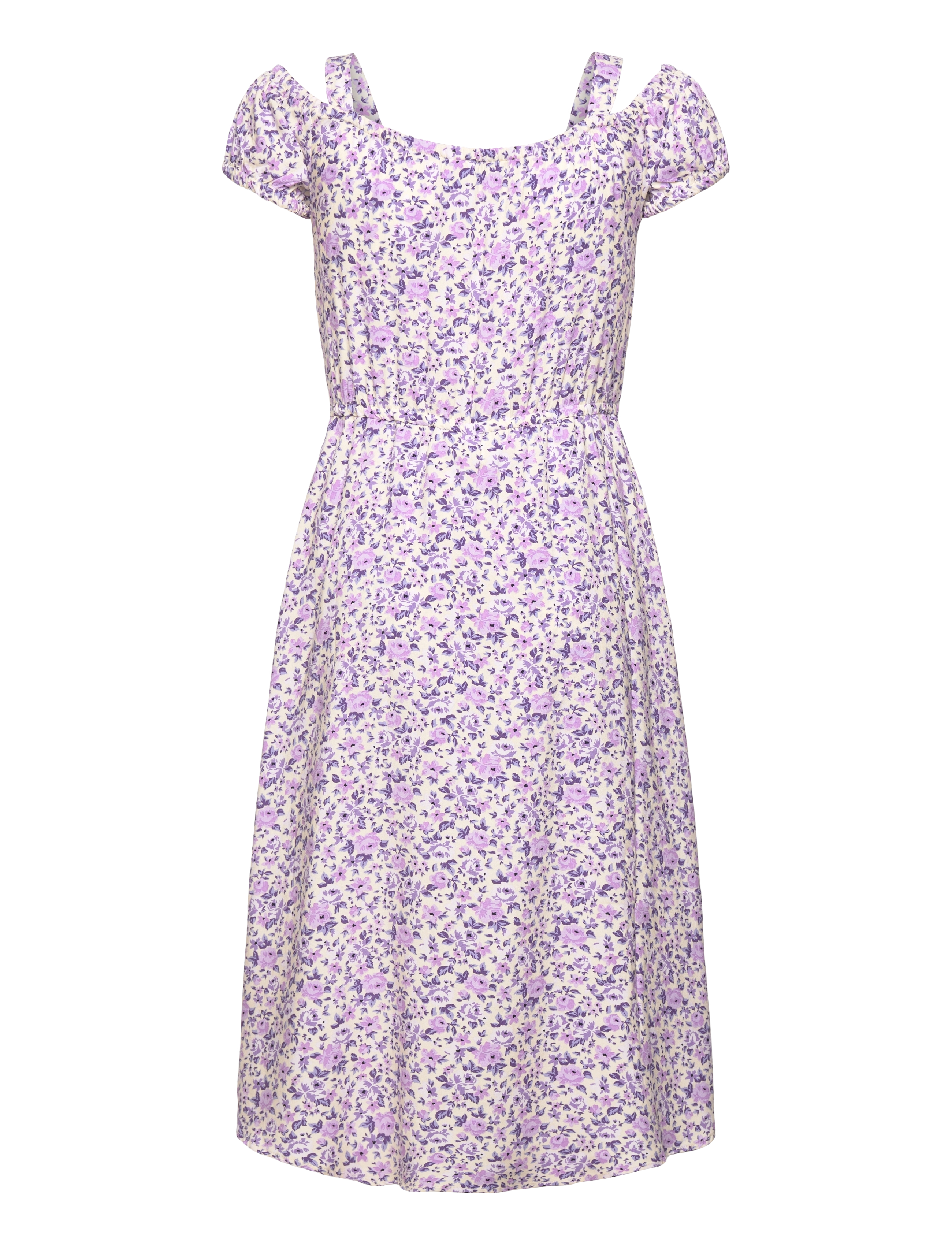 Lindex - Dress high and low with shorts - robes décontractées à manches courtes - light lilac - 2