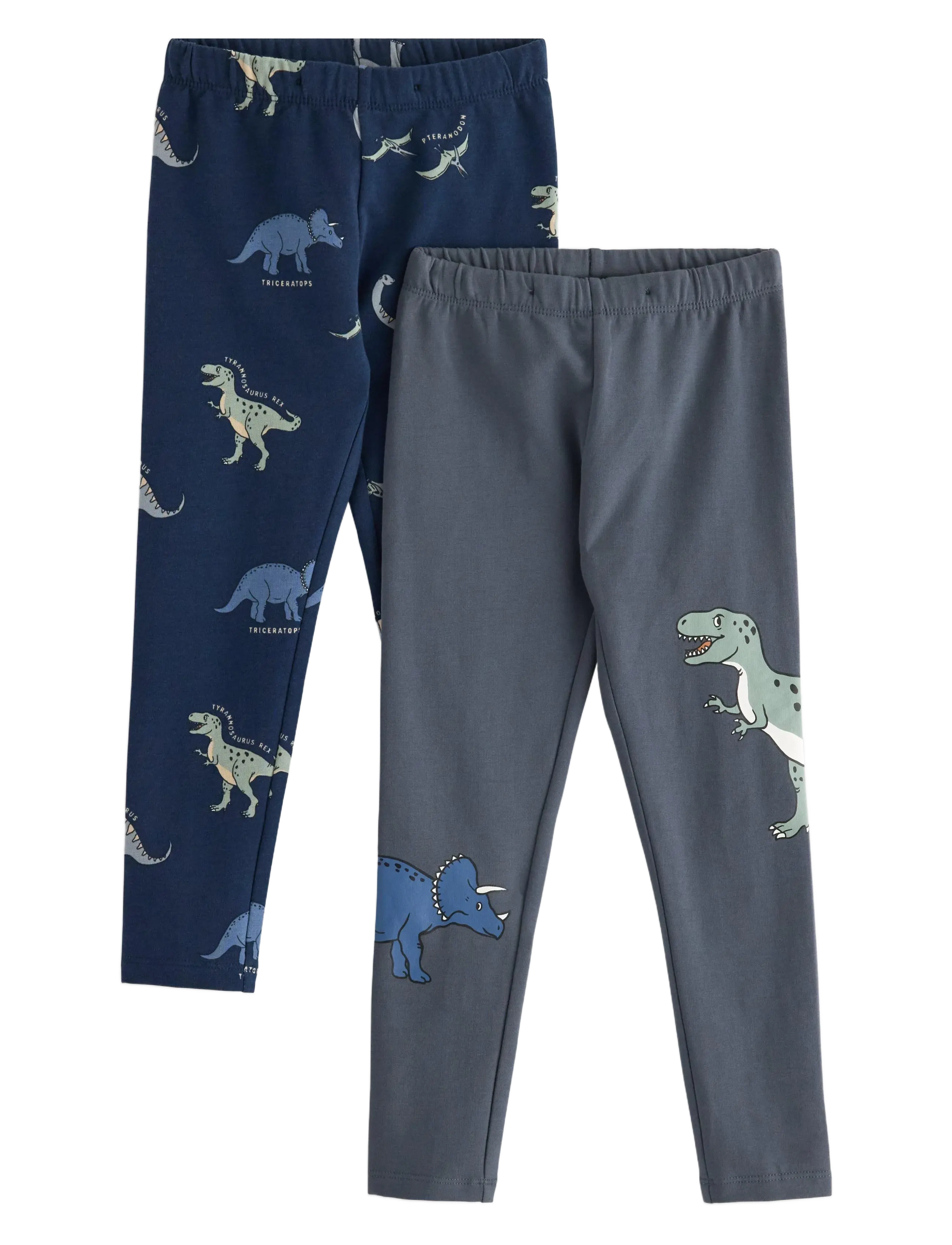 LINDEX Leggings 2 Pack Trucks Navy - 92 - Kinder