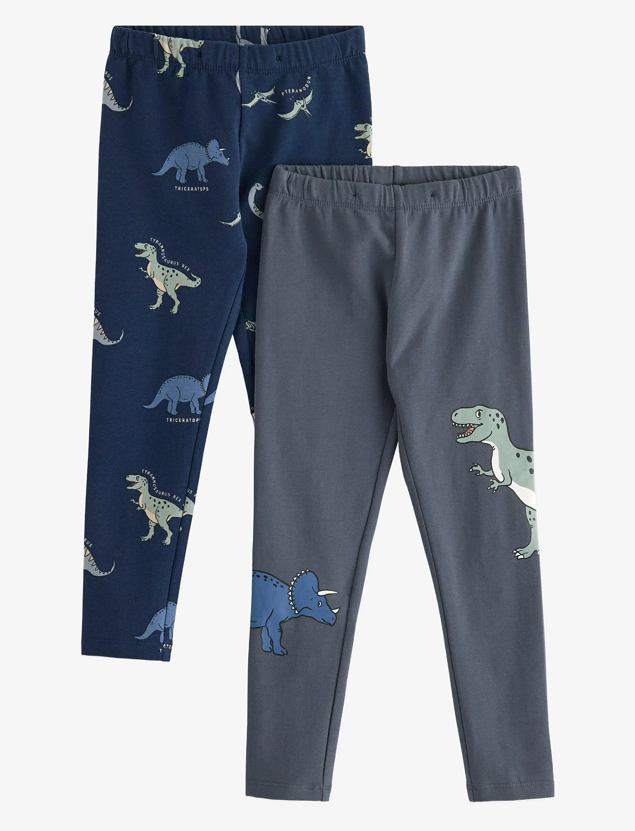 Lindex - Leggings 2 pack Trucks - multipack leggings - dark grey - 0