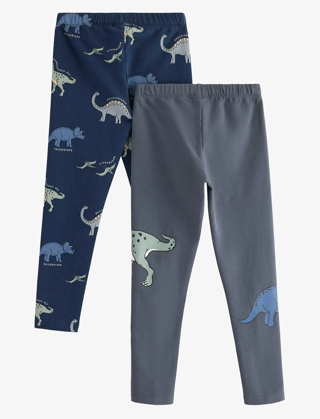 Lindex - Leggings 2 pack Trucks - multipack leggings - dark grey - 1