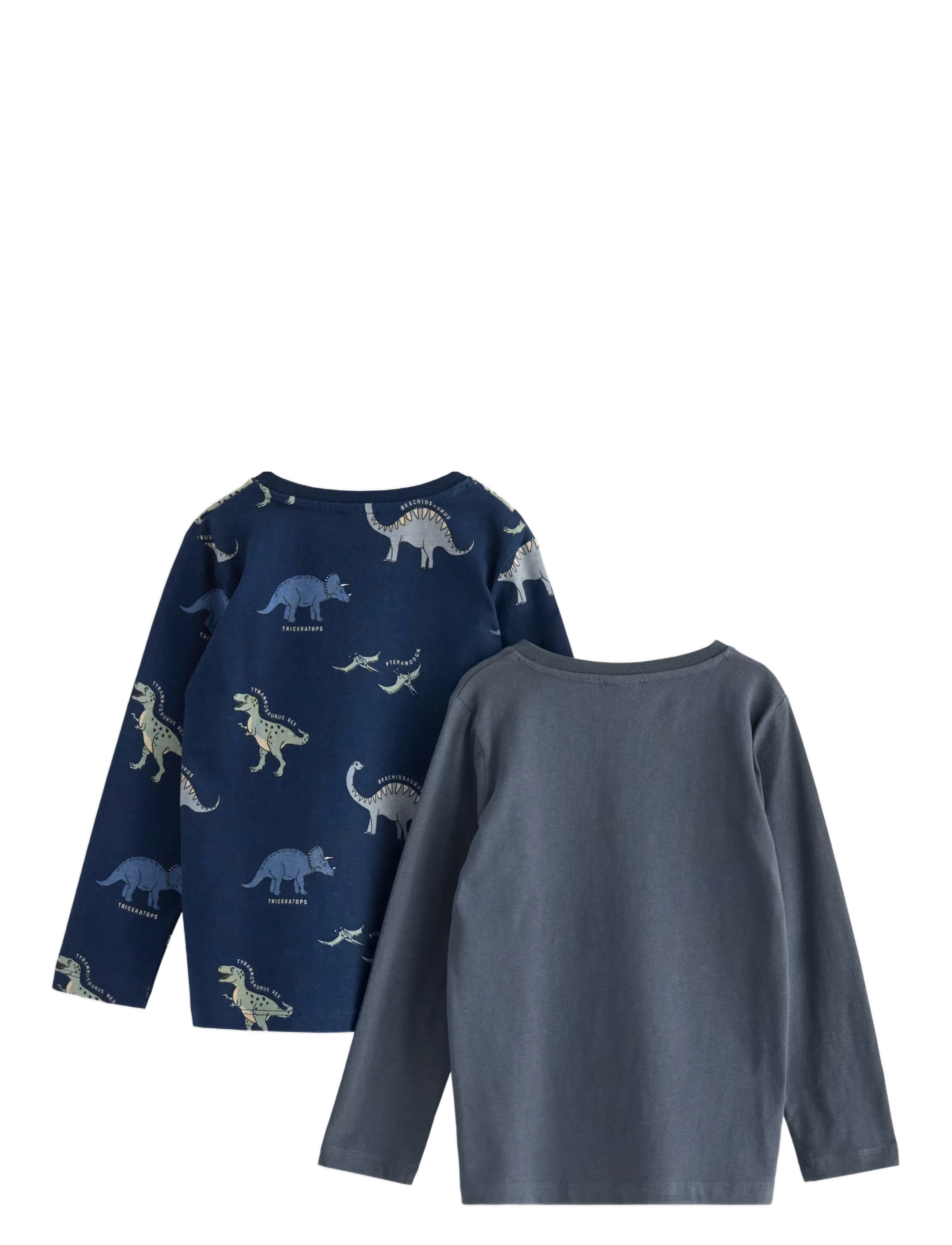 Lindex - Top LS Trucks 2 pack - langærmede t-shirts - dark grey - 1