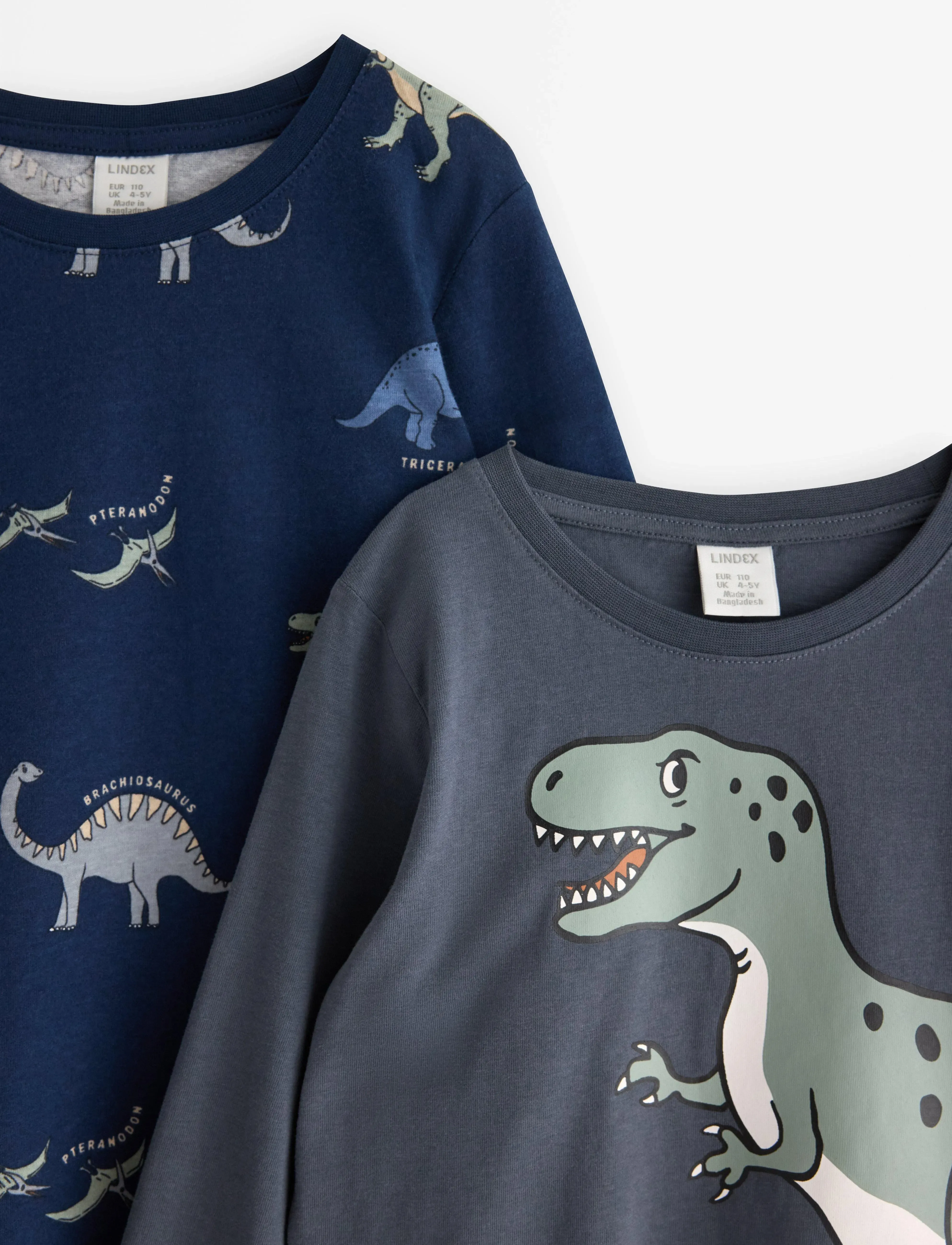 Lindex - Top LS Trucks 2 pack - langærmede t-shirts - dark grey - 2