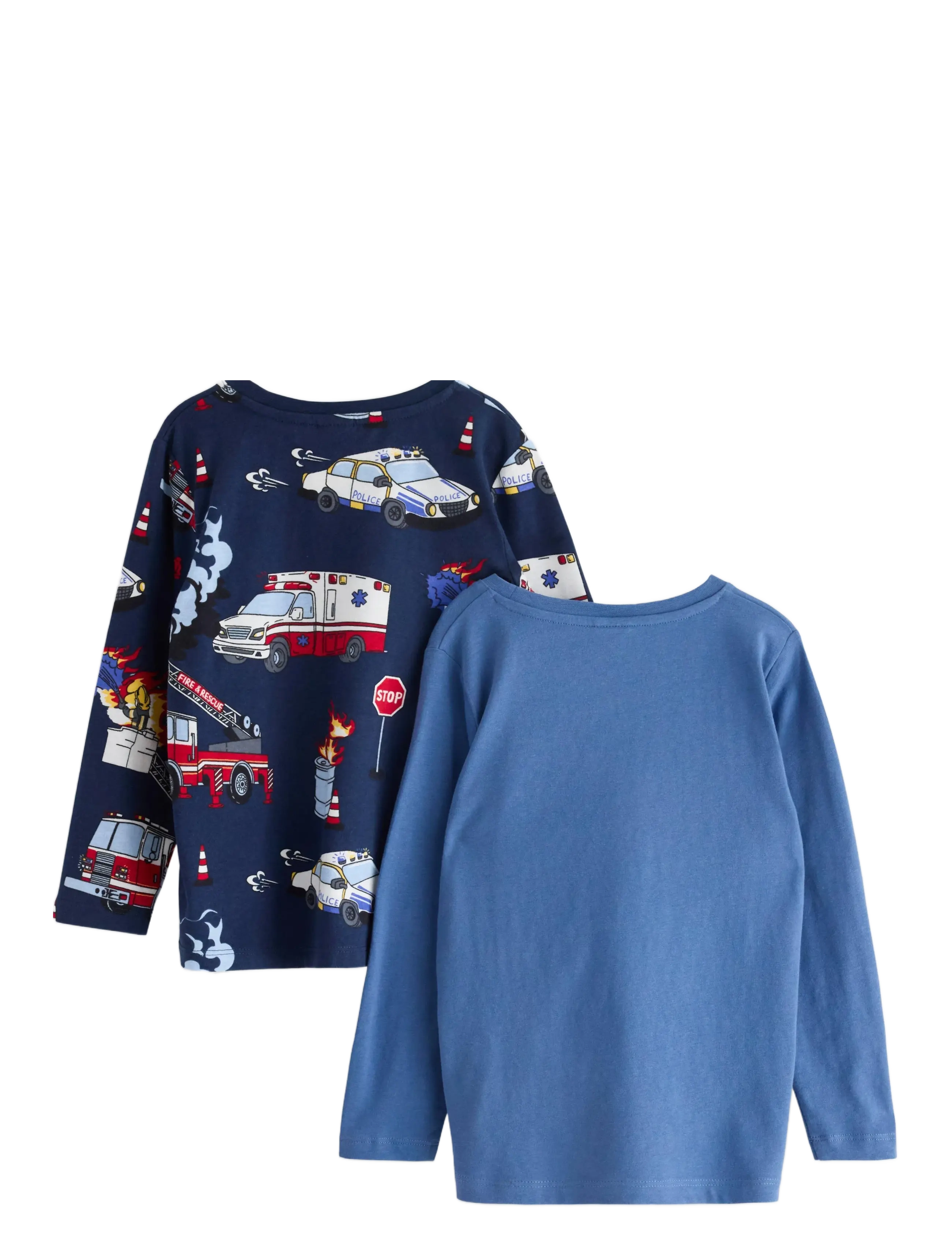 Lindex - Top LS Trucks 2 pack - langärmelige - light dusty blue - 1