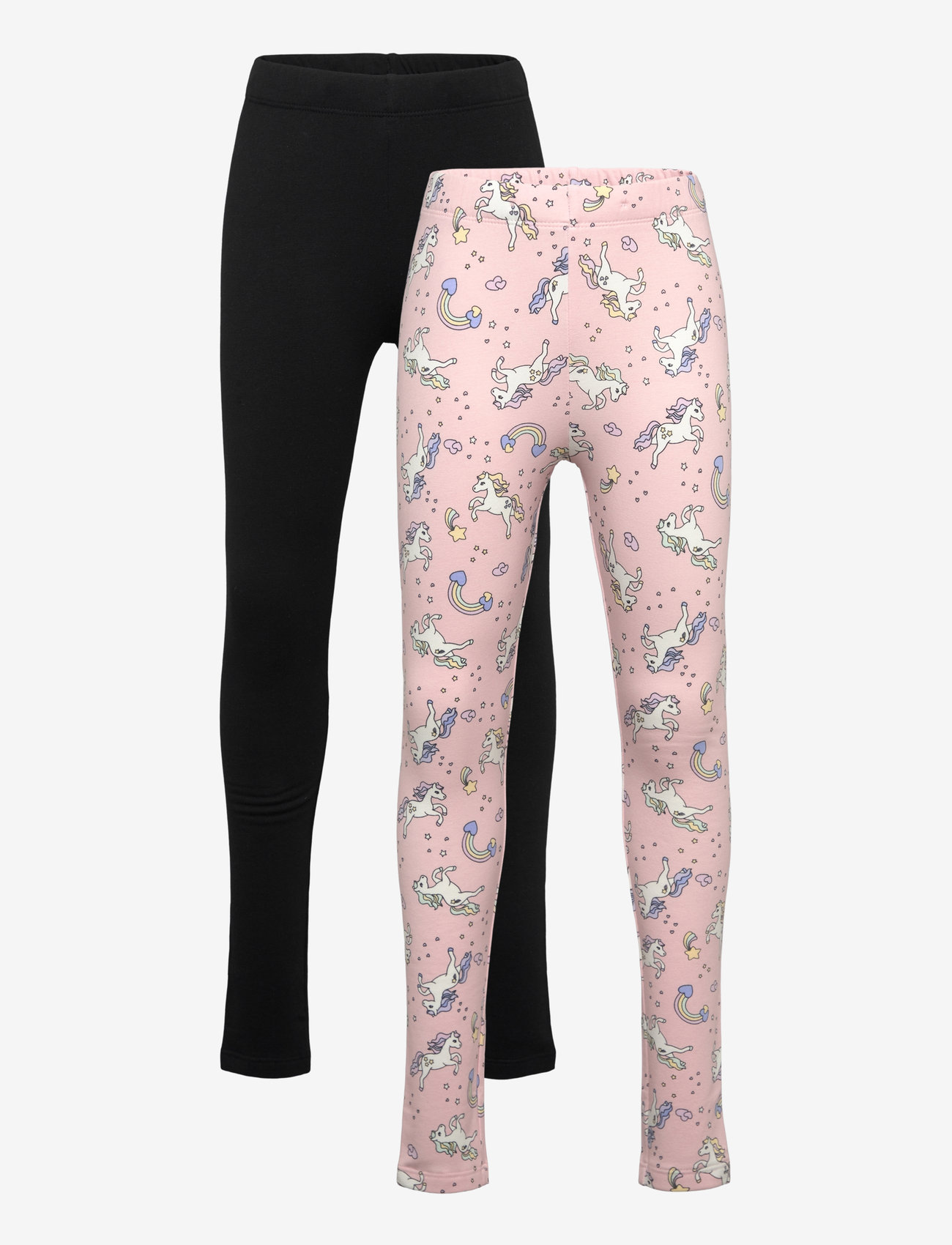 Lindex - Leggings 2 pack brushed inside - multipack leggins - light dusty pink - 1