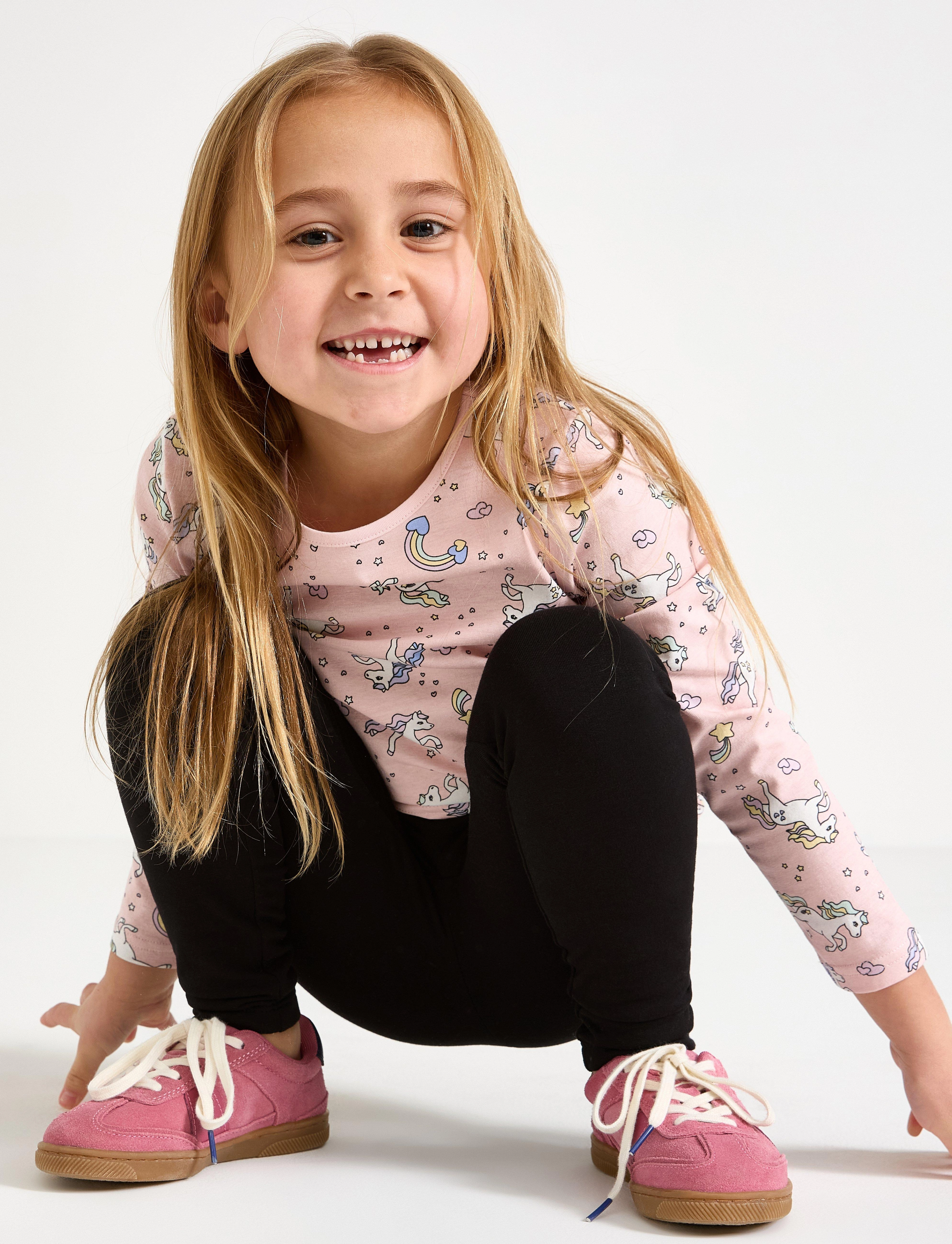 Lindex - Leggings 2 pack brushed inside - light dusty pink - 3