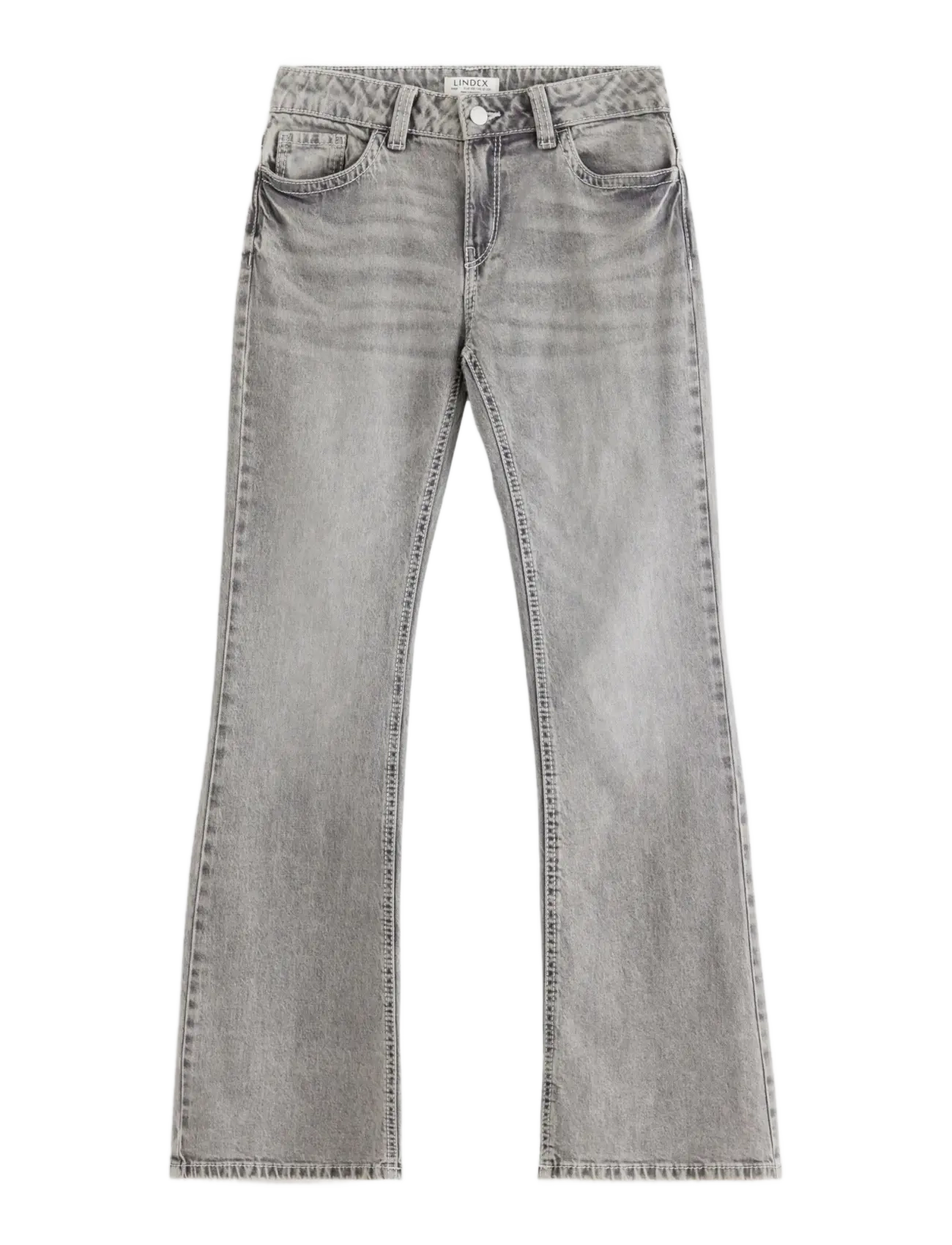 LINDEX Hosen Denim Freja Pockets A Grau - 170 - Kinder