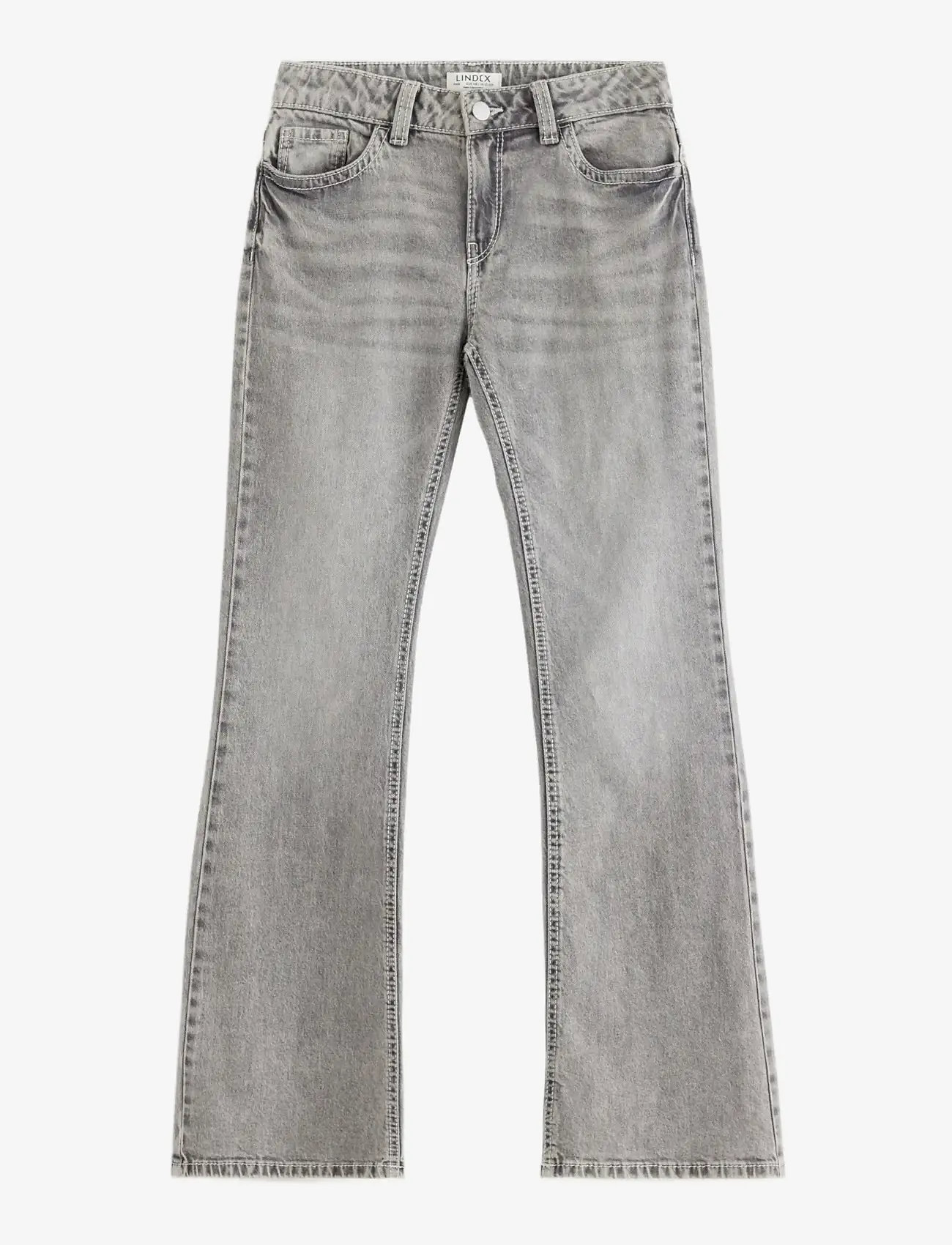 Lindex - Trousers denim Freja pockets a - bootcut jeans - grey - 1