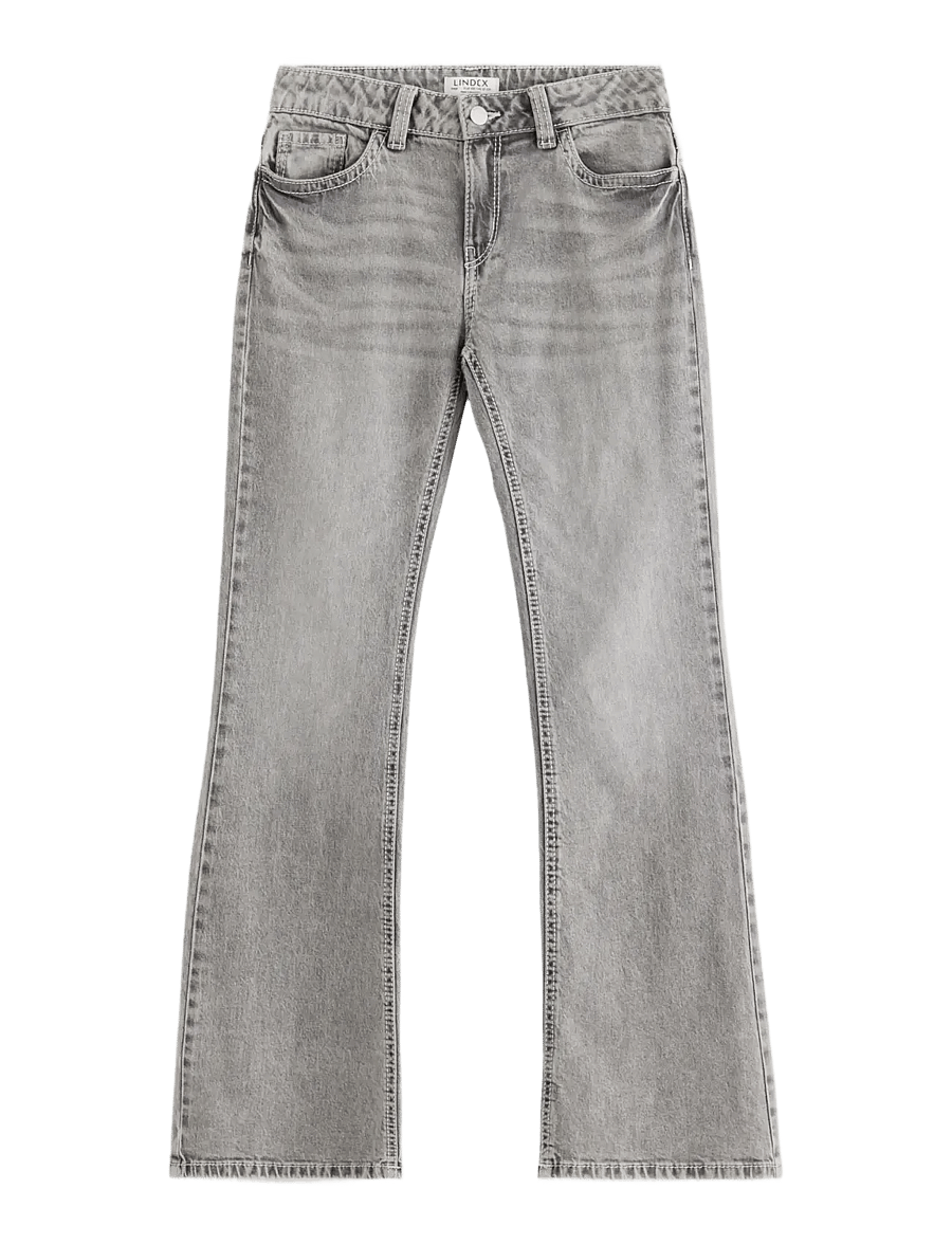 Lindex - Trousers denim Freja pockets a - dżinsy typu bootcut - grey - 1