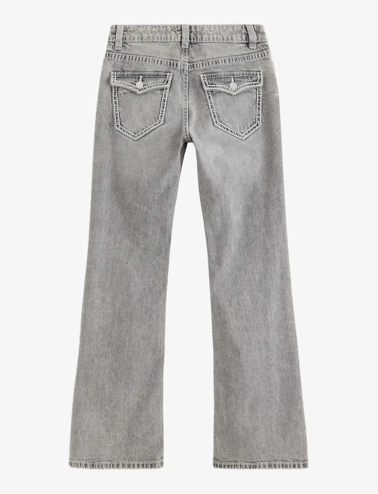 Lindex - Trousers denim Freja pockets a - bootcut jeans - grey - 2