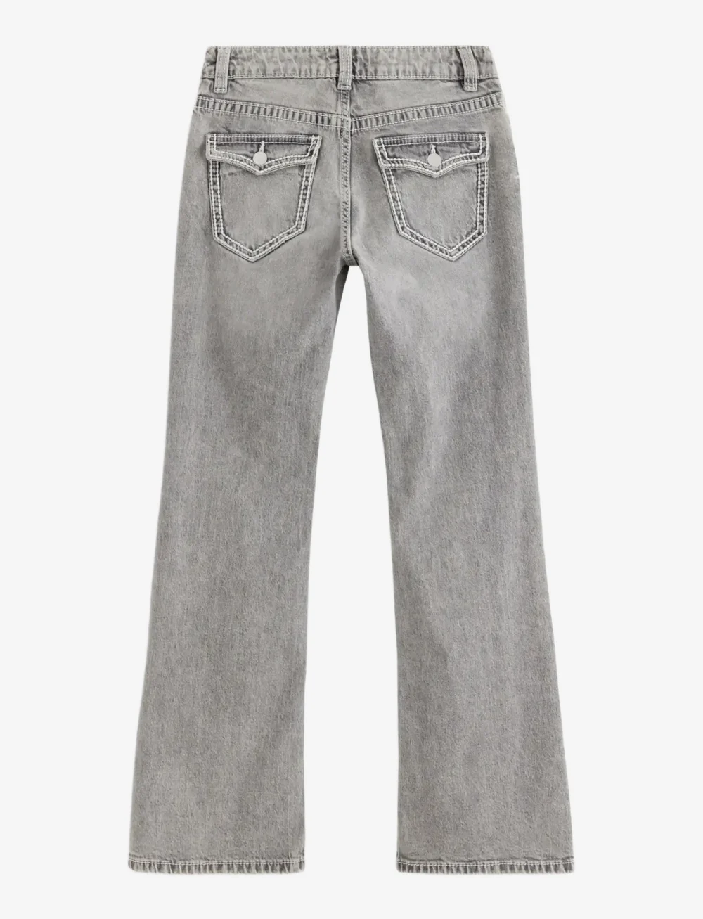 Lindex - Trousers denim Freja pockets a - bootcut jeans - grey - 2