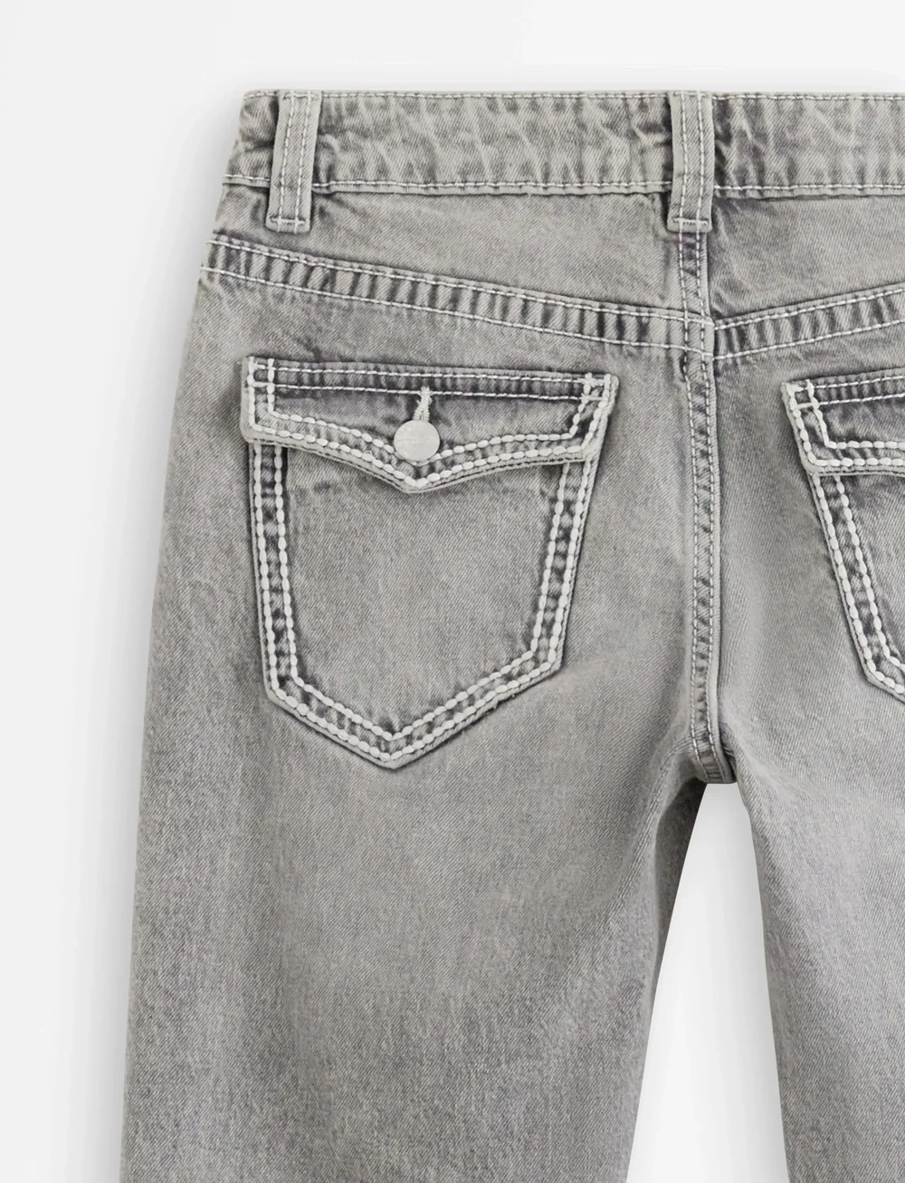 Lindex - Trousers denim Freja pockets a - bootcut jeans - grey - 5