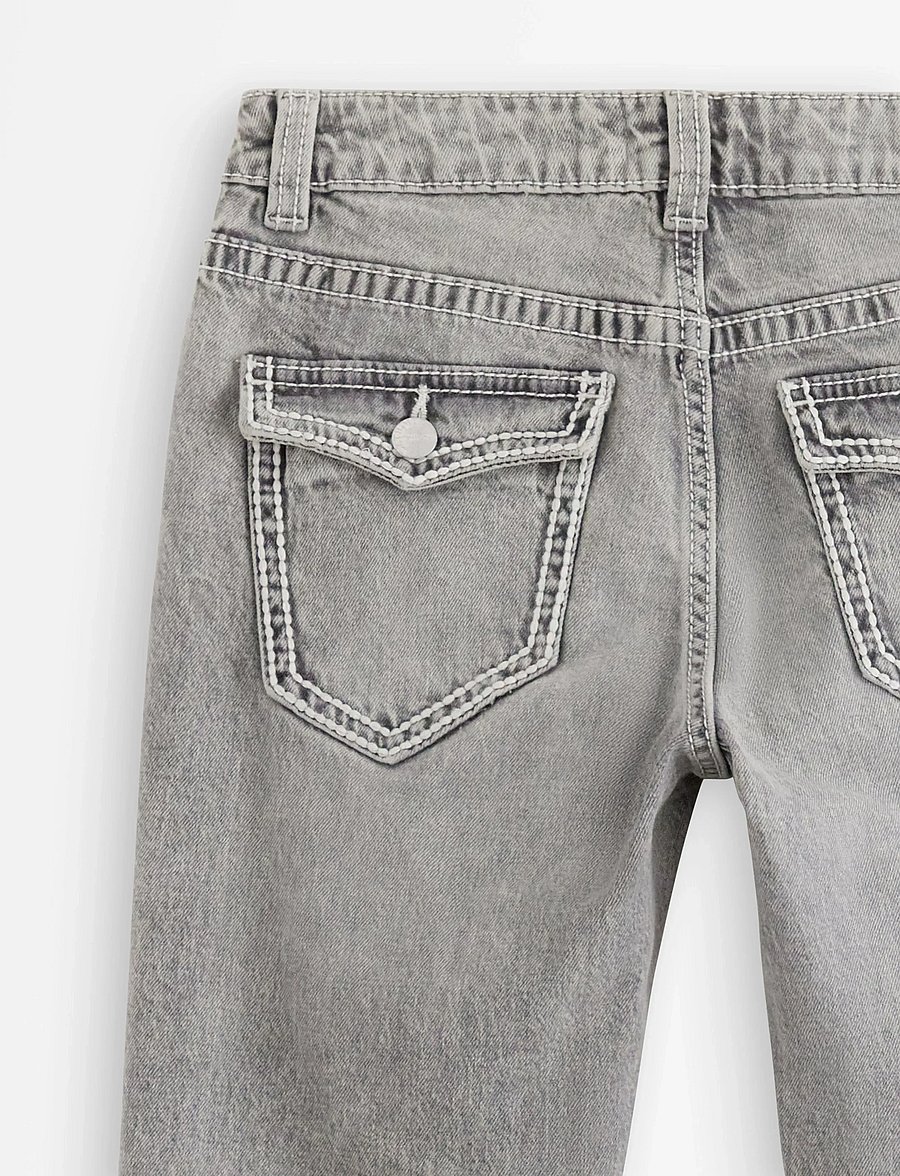 Lindex - Trousers denim Freja pockets a - dżinsy typu bootcut - grey - 5