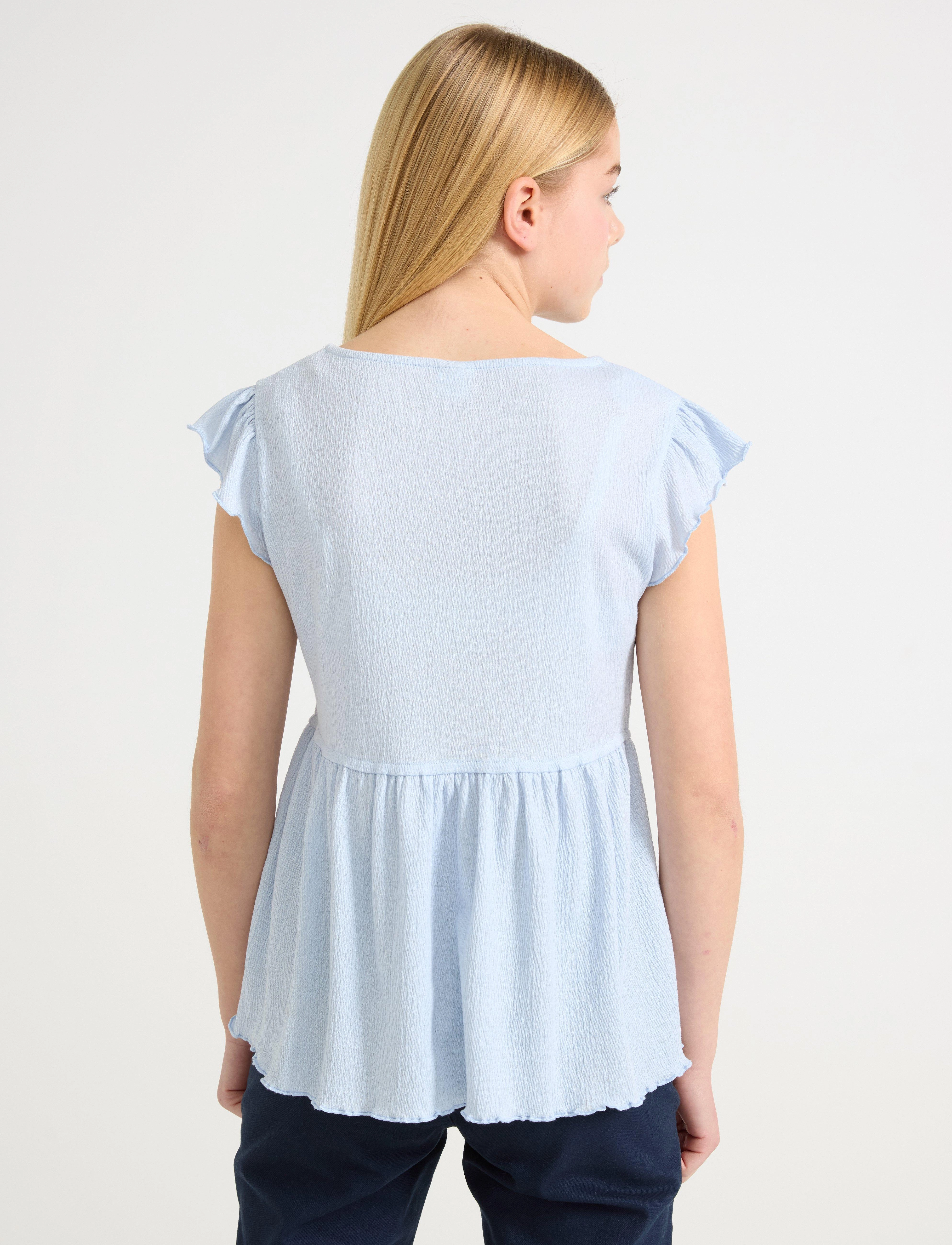 Lindex - Top peplum cute - puserot & tunikat - light blue - 3