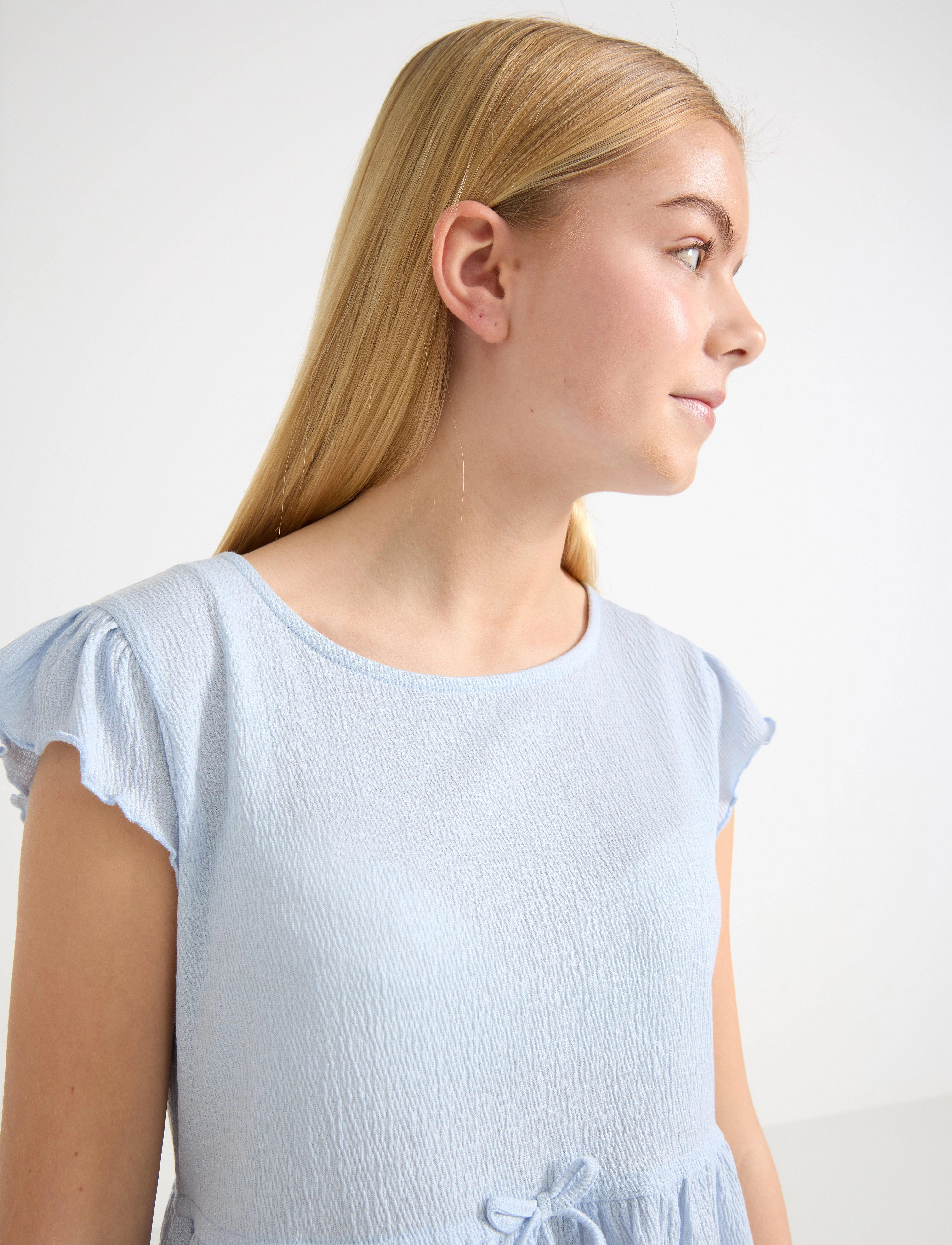 Lindex - Top peplum cute - puserot & tunikat - light blue - 4