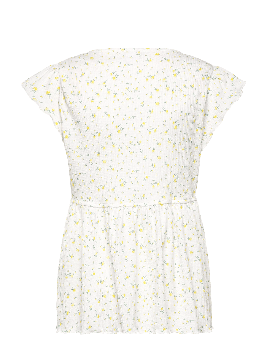 Lindex - Top peplum cute - blusar & tunikor - off white - 2