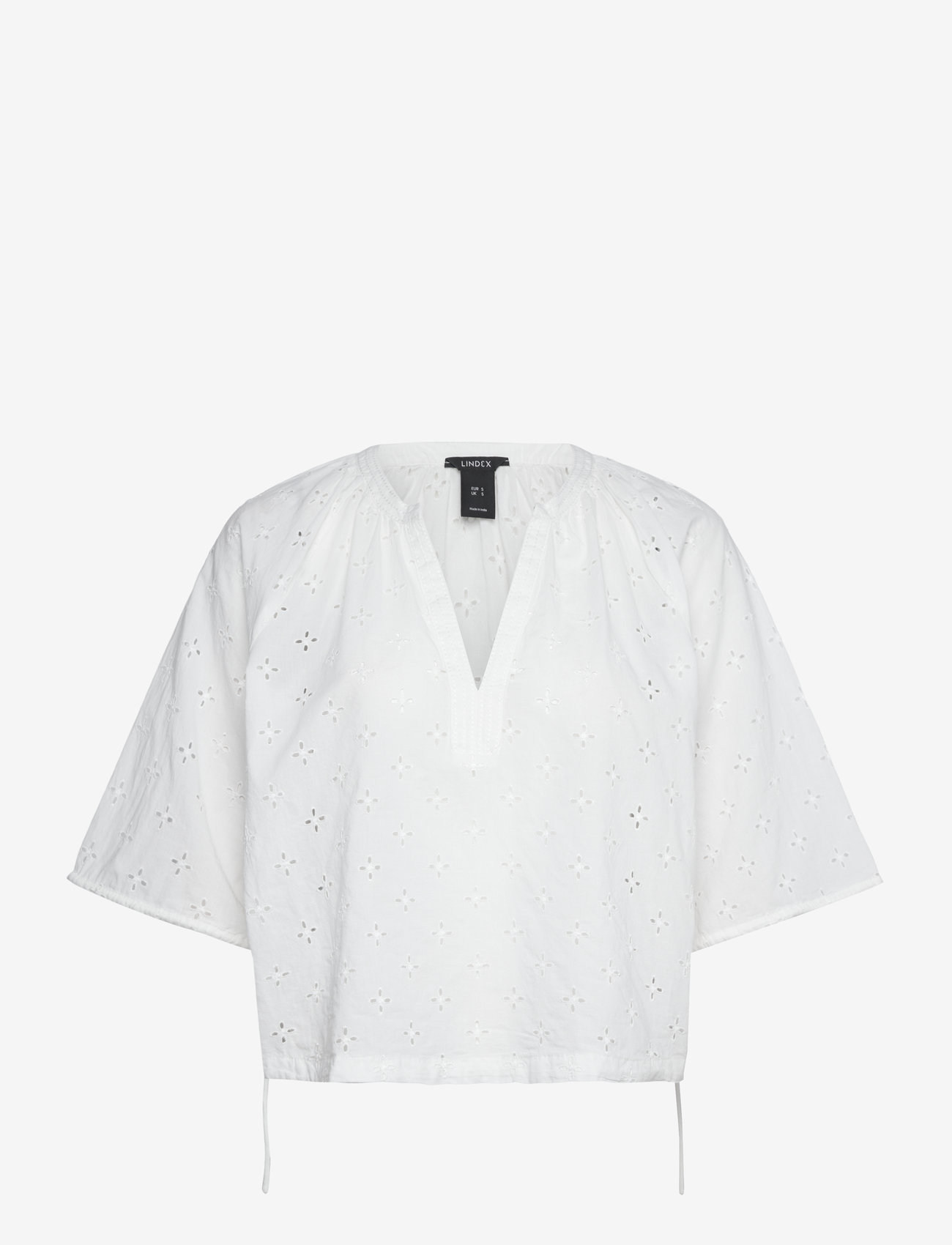 Lindex - Blouse Regina - short-sleeved blouses - light white - 1