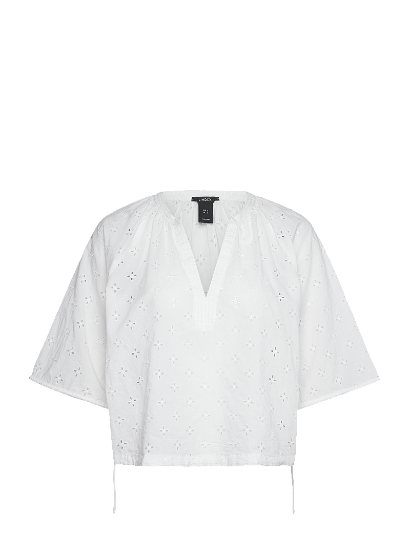 Lindex - Blouse Regina - short-sleeved blouses - light white - 1