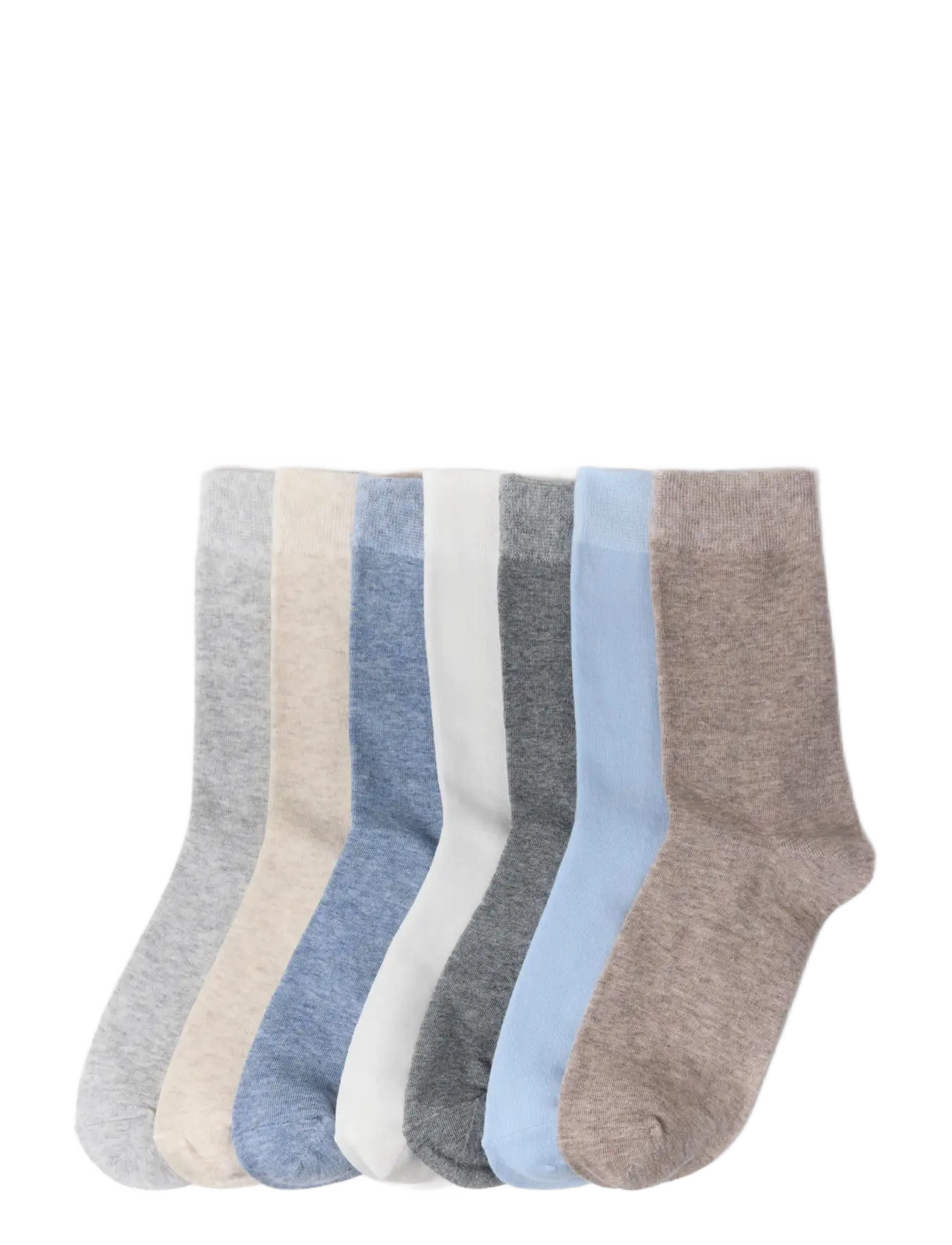 Lindex Sock 7 p blue neutral colours - Lingerie - LIGHT BLUE / blue