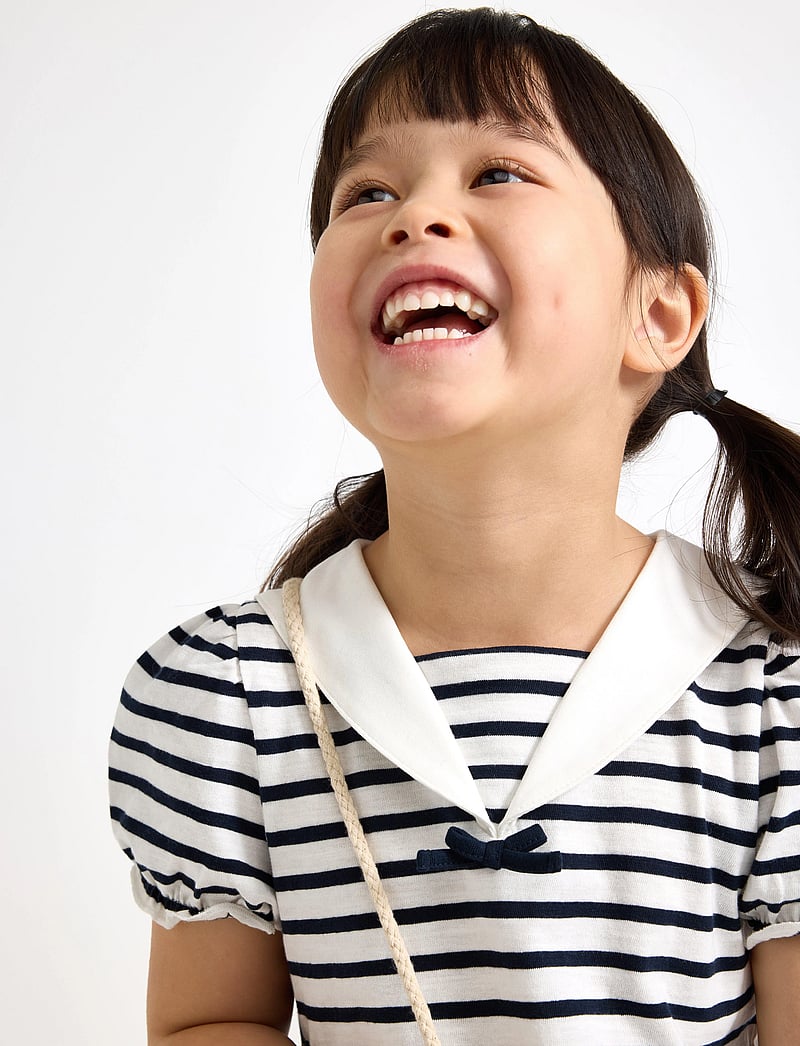 Lindex - Dress sailor ss - lühikeste varrukatega vabaaja kleidid - dark navy - 4